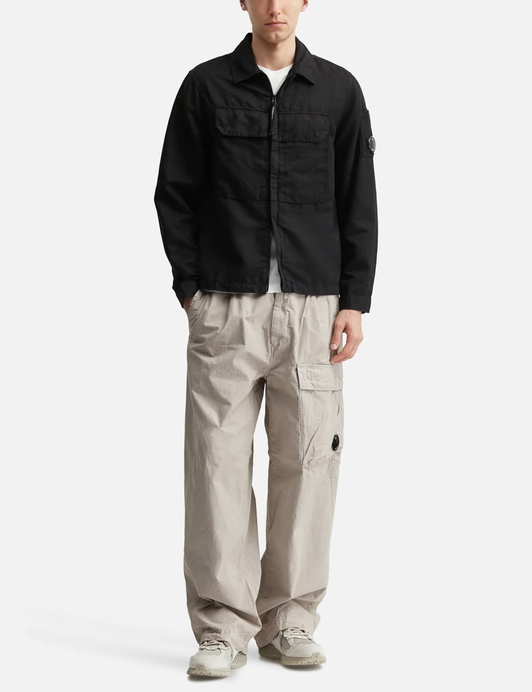 Cotton/Linen Zipped Lens Overshirt view 3