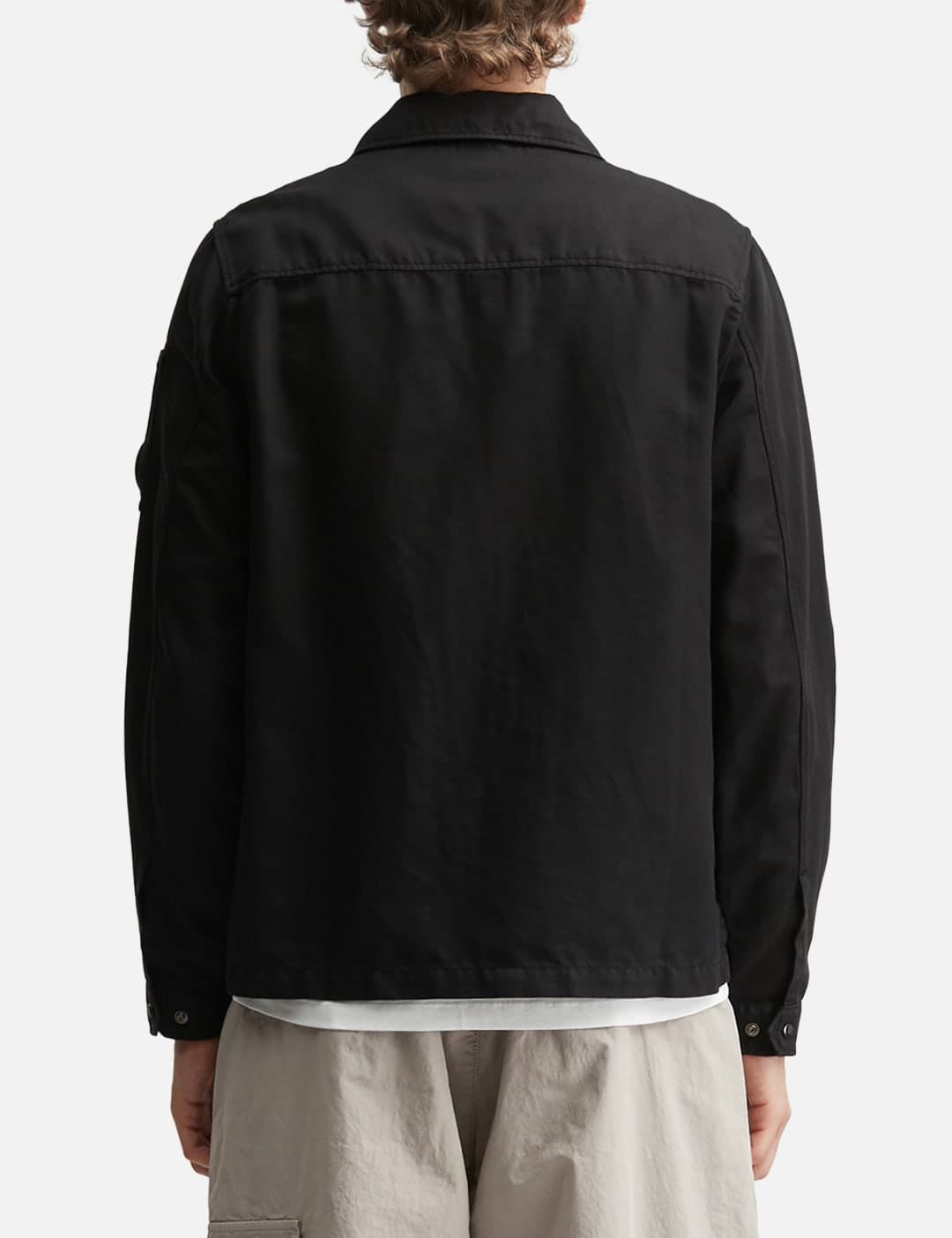 Cotton/Linen Zipped Lens Overshirt view 2