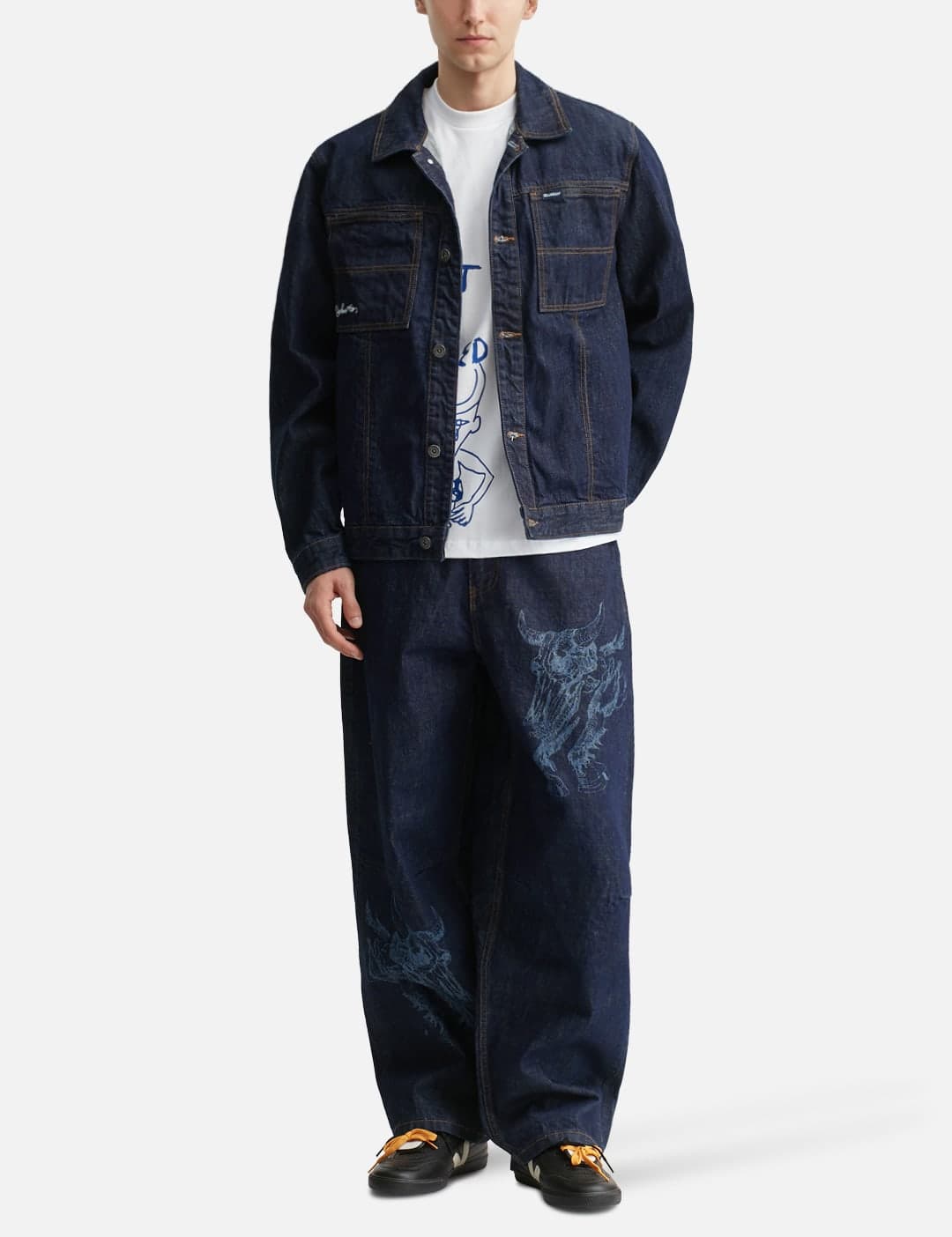 X Daniel Johnston Bull Selvedge Denim Jeans view 5