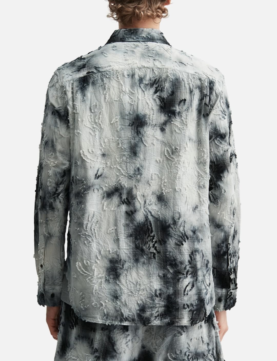 Tie-Dye Check Regular Shirt view 2