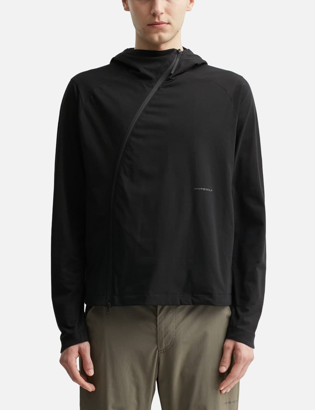 X POST ARCHIVE FACTION (PAF) Slim Zip Up Hoodie view 4