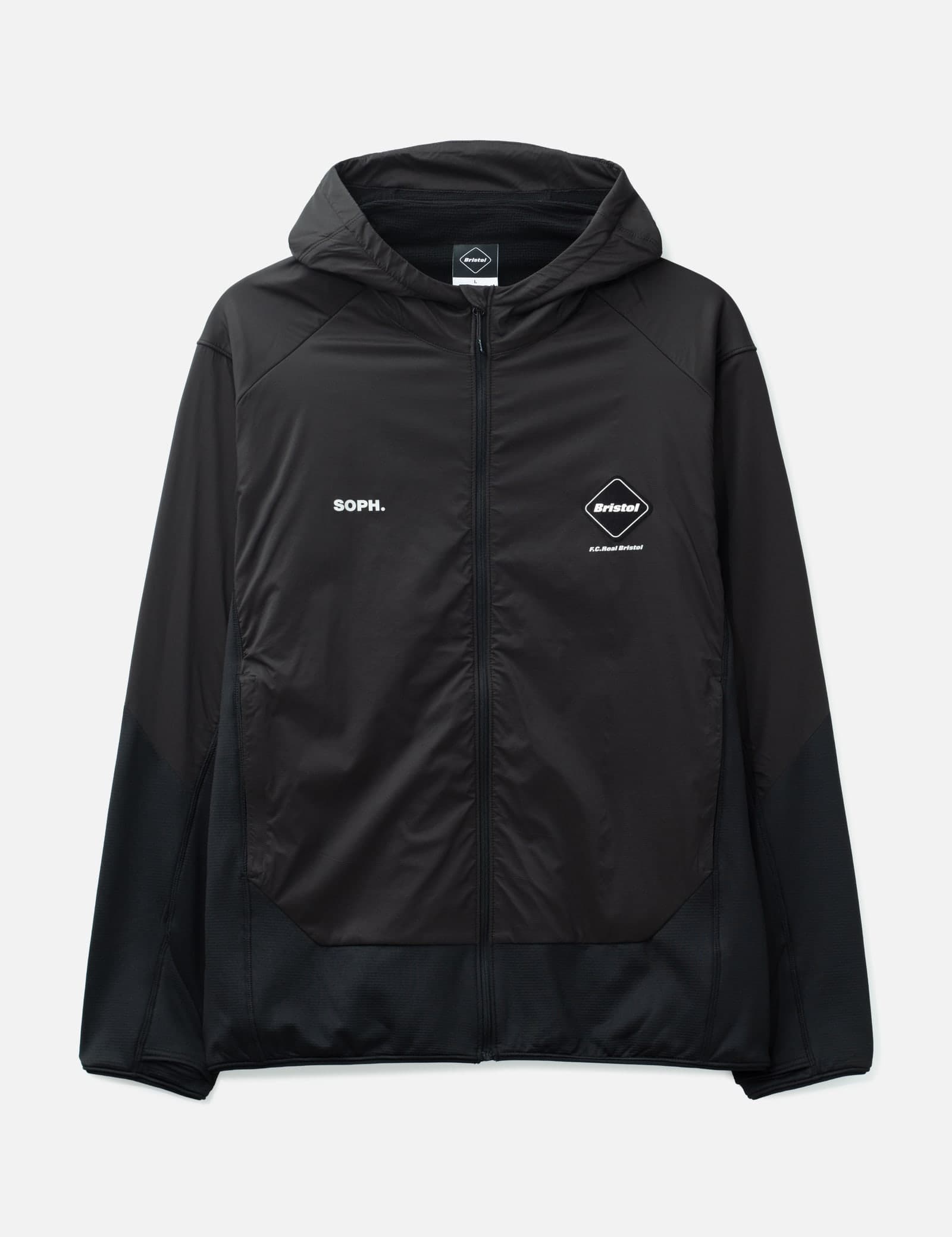 Grid Fleece Hybrid Hoodie
