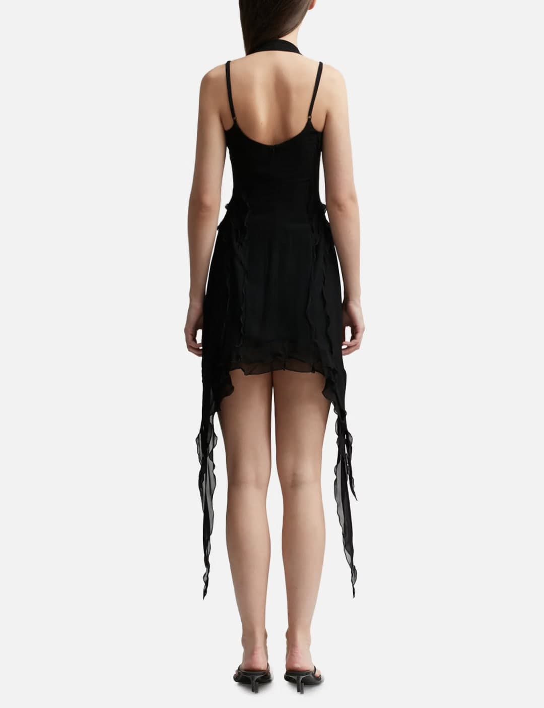 CHIFFON MINI DRESS view 3
