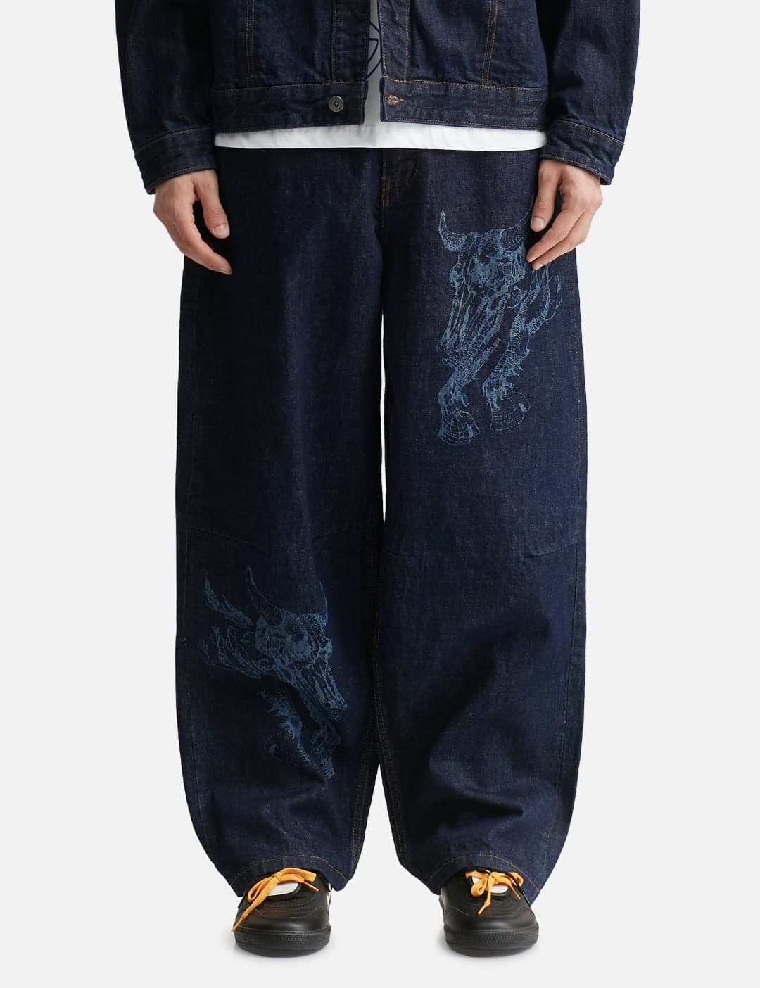 X Daniel Johnston Bull Selvedge Denim Jeans view 3