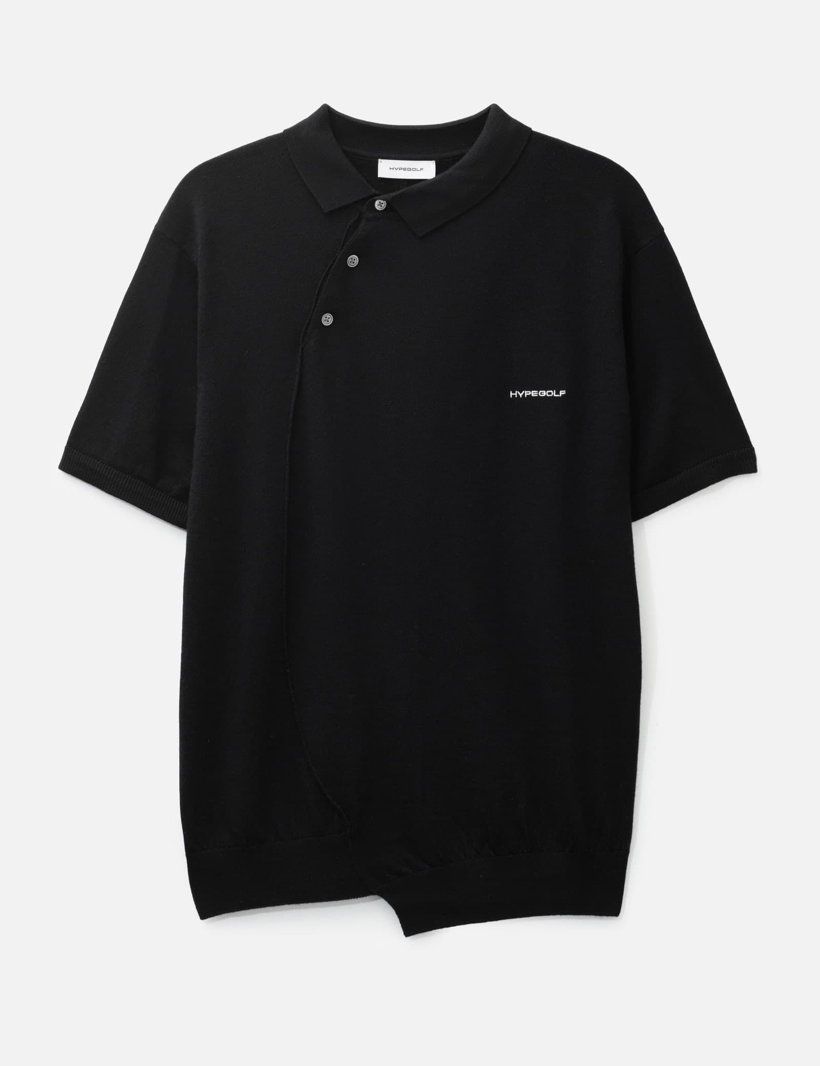 X POST ARCHIVE FACTION (PAF) Knit S/S Polo view 1