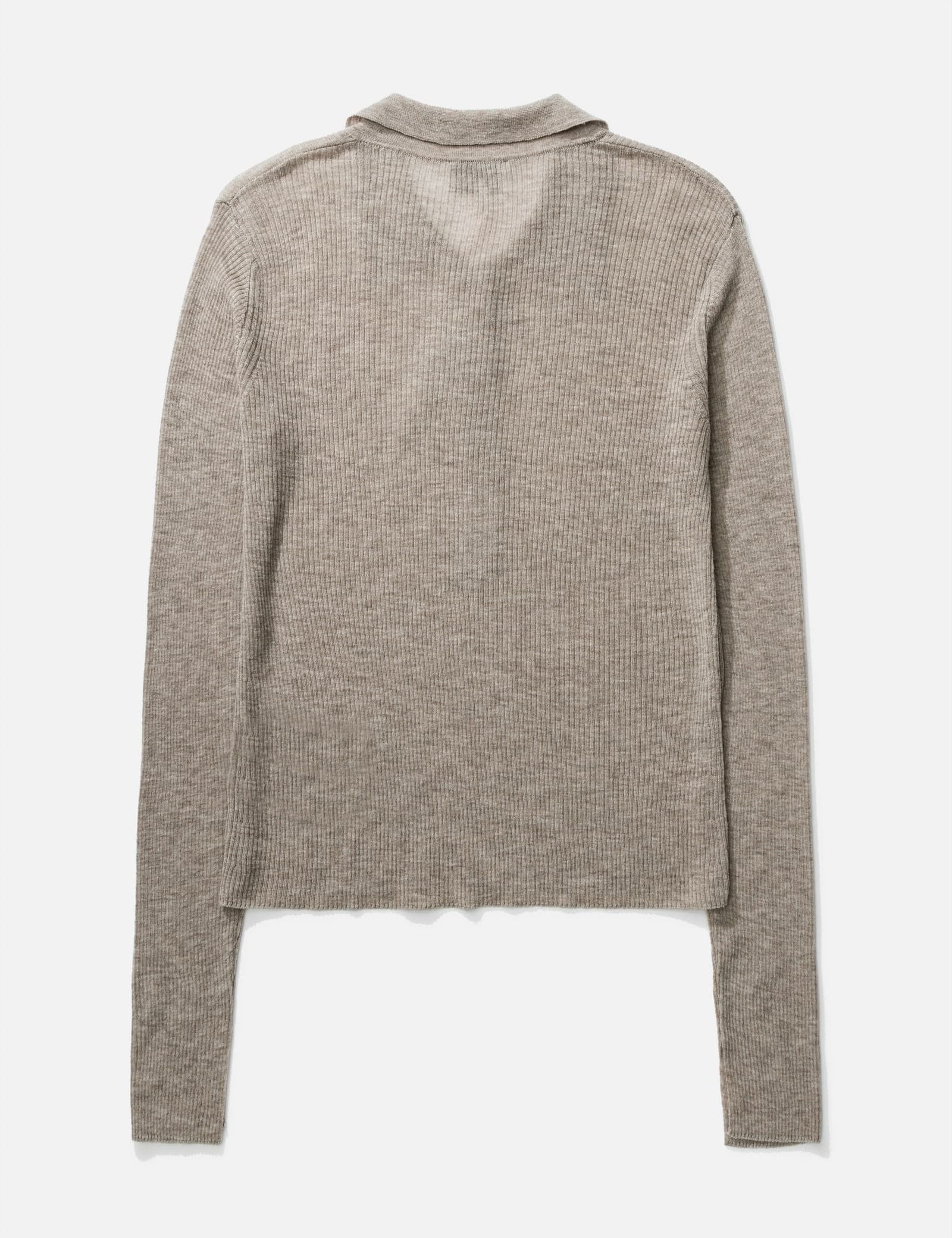 Polo Shirt In Sheer Wool view 2