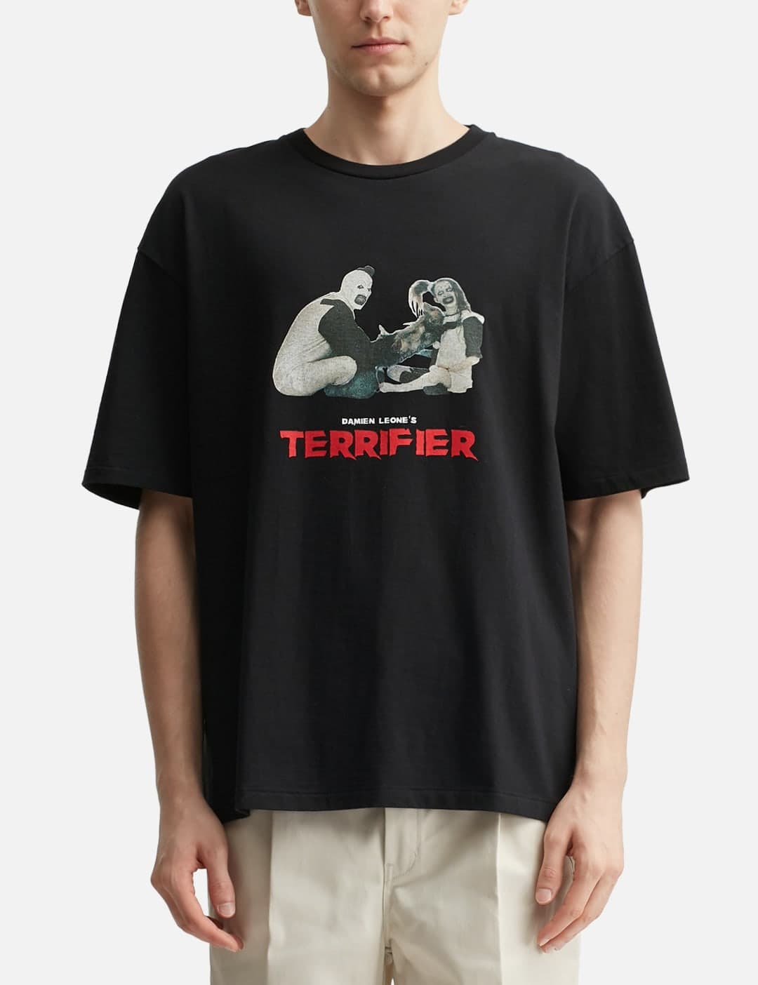 Terrifier / Washed Heavy Weight Crew Neck T-Shirt ( Type-3 ) view 3