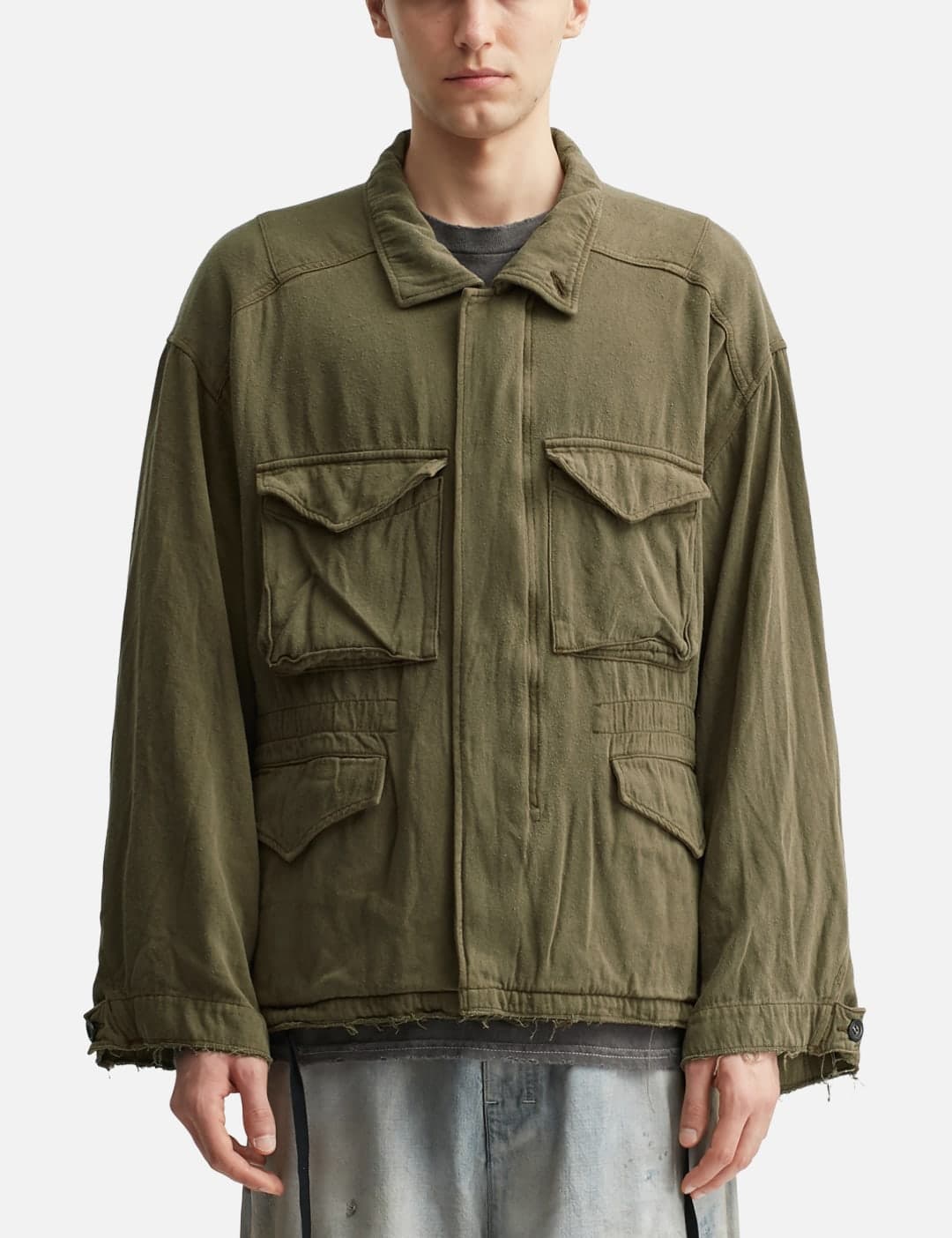 Silk Suede Field Jacket view 3