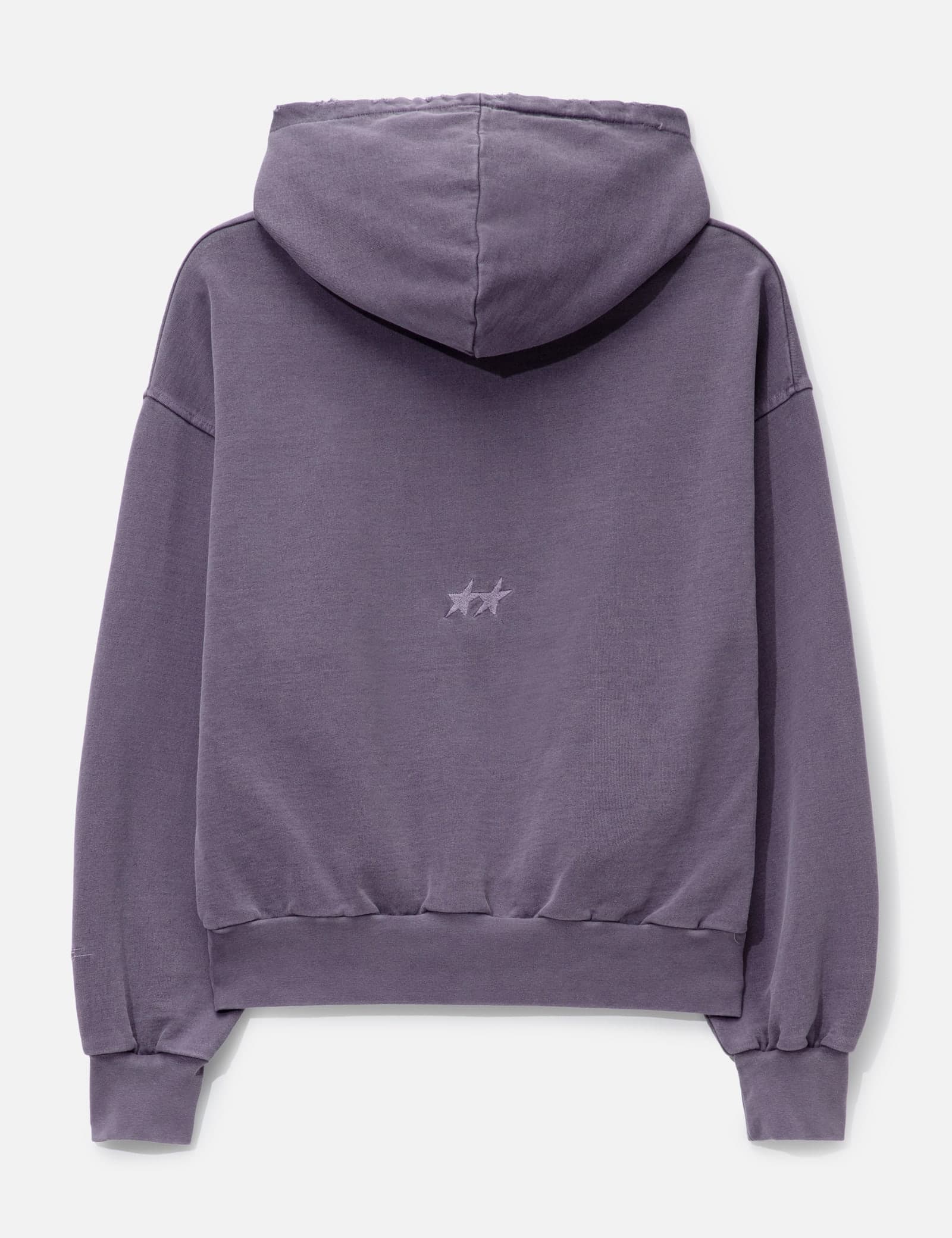 Pigment Dyed Purple Icon Hoodie view 2
