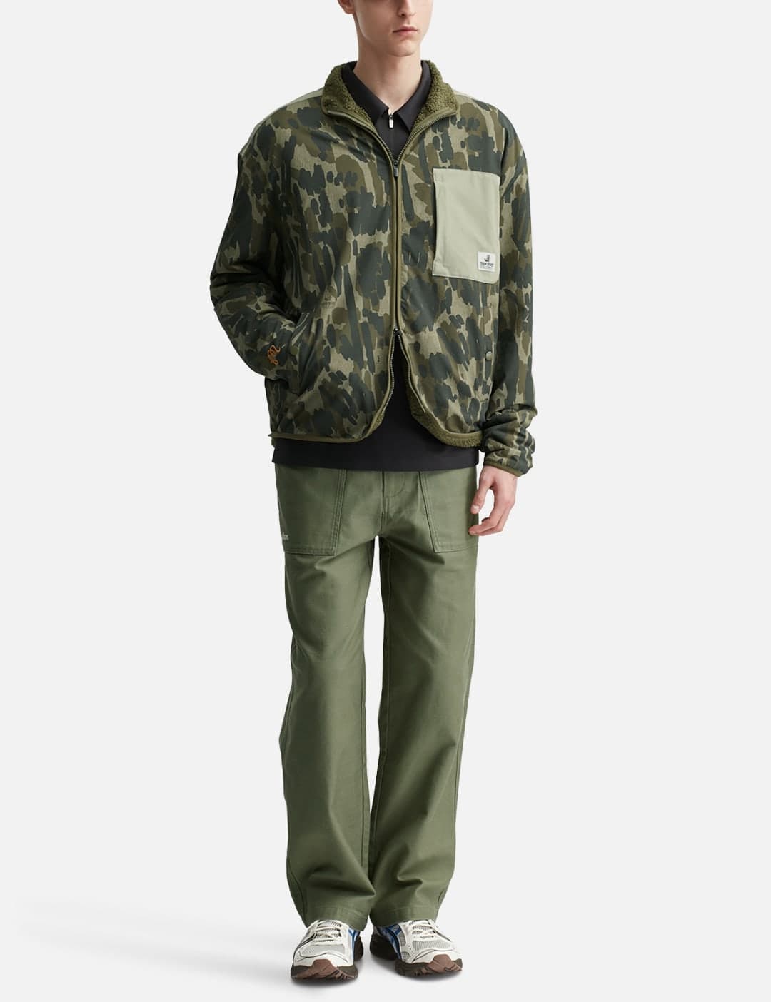 Tour Divot Camo Sherpa Jacket view 5