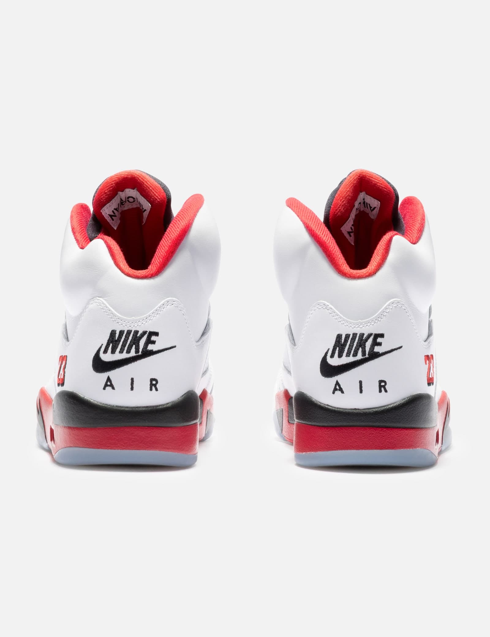 Air Jordan 5 Fire Red "Black Tongue" view 3