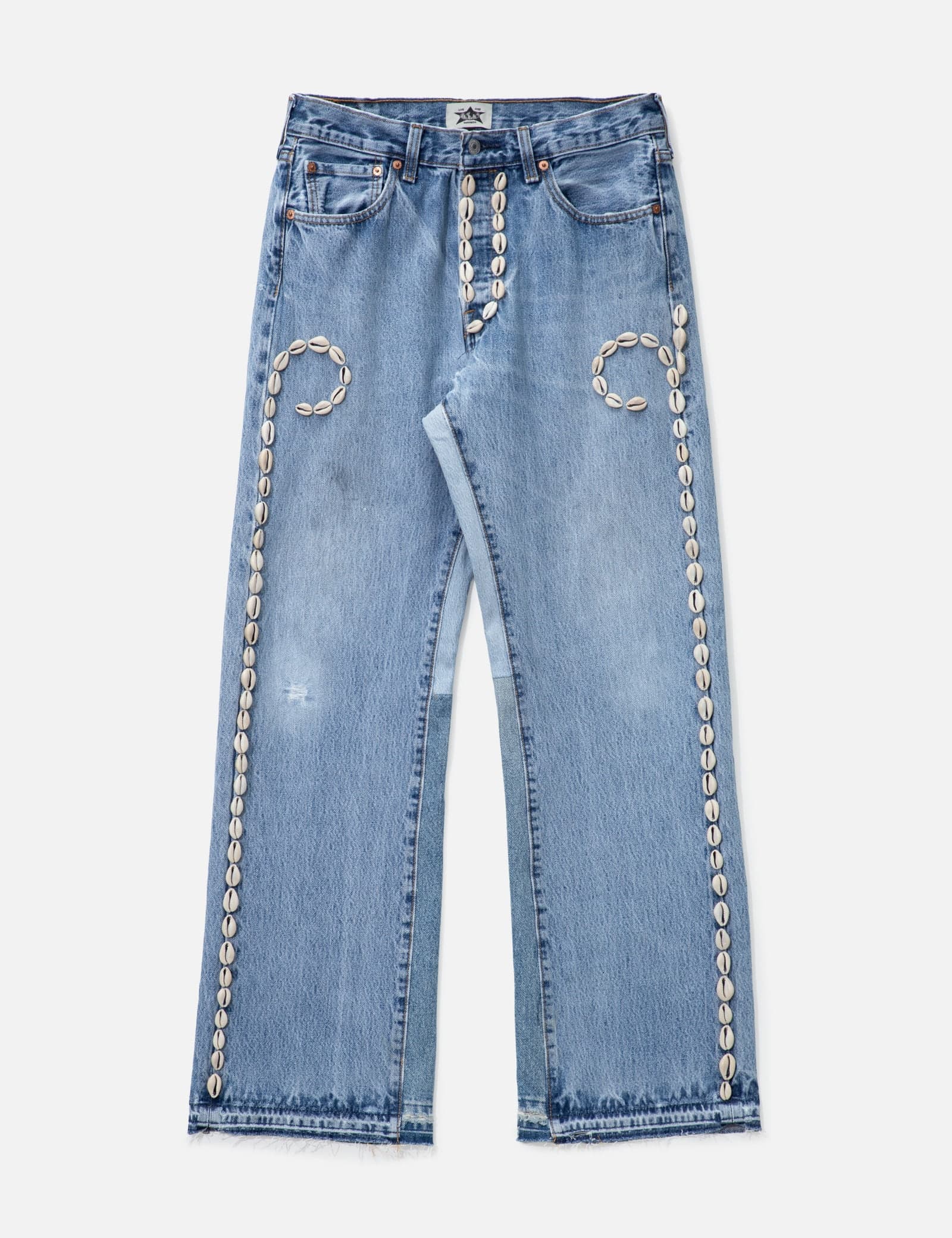 Cowrie Shell Denim Pants
