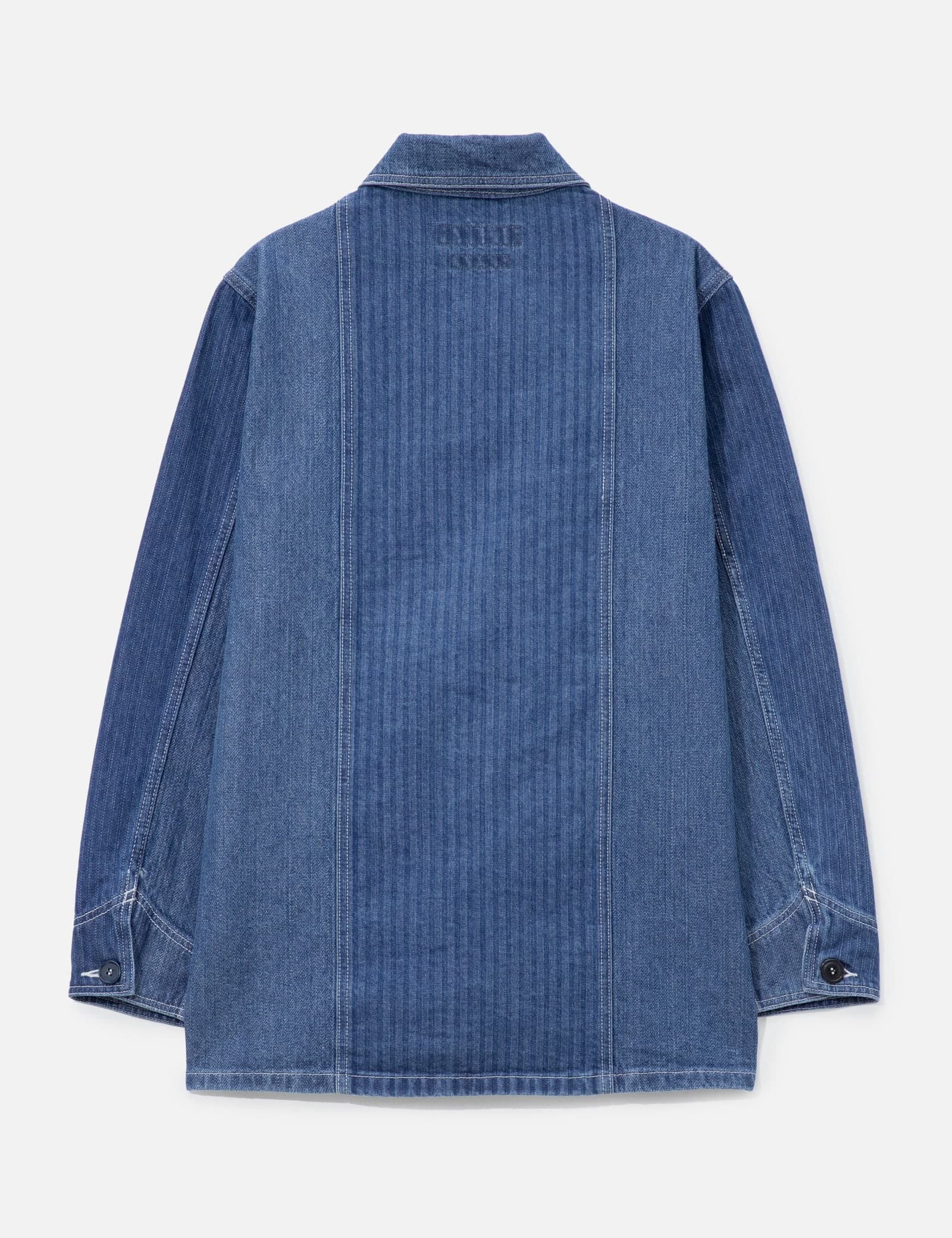 Patchwork Coverall Jacket 3YR Wash view 1