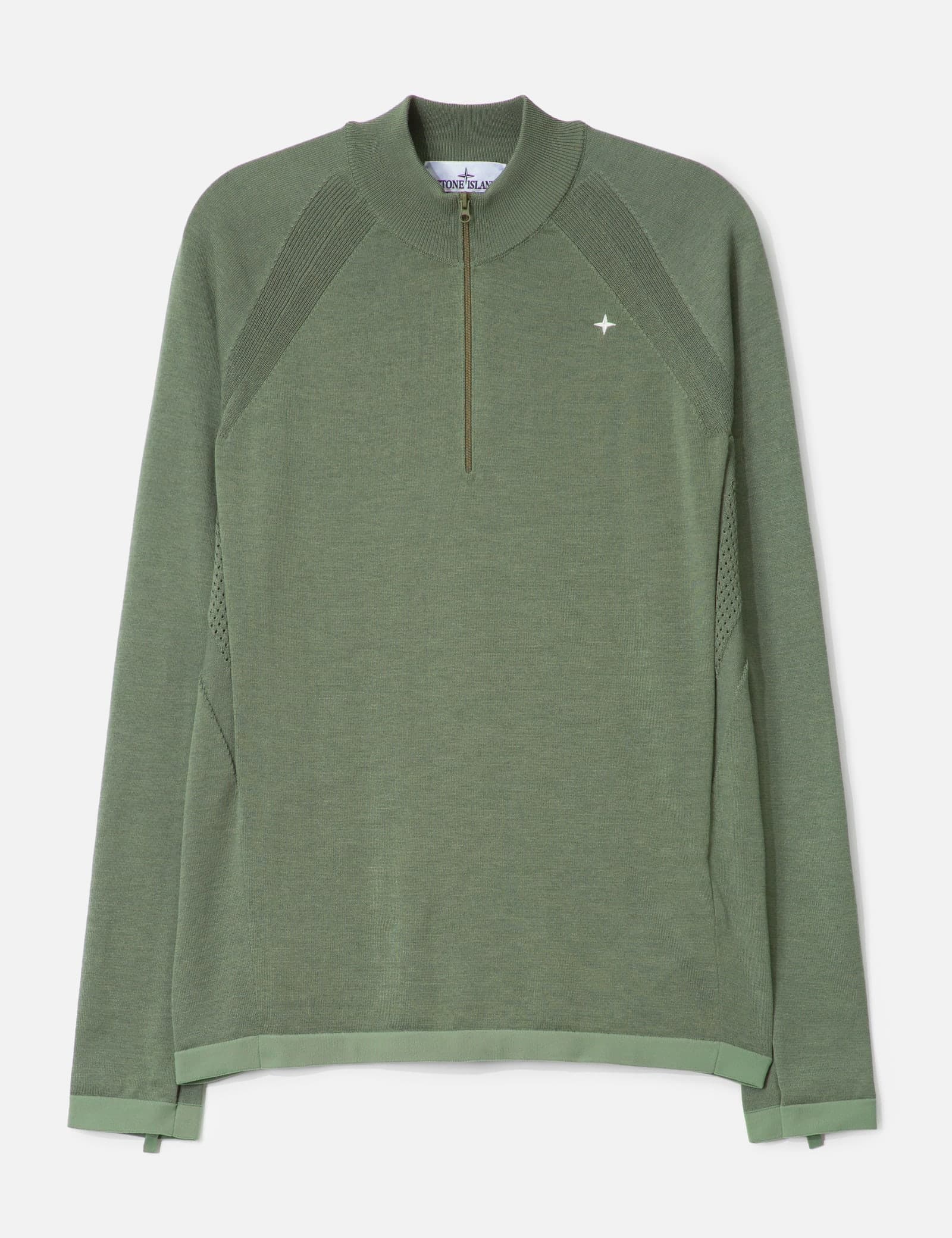 PrimaLoft® Bio™ Recycled Polyester / Wool Half-Zip Jumper view 1