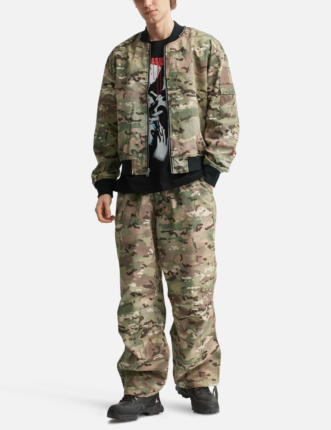 Gem Camo Wide Pants view 5