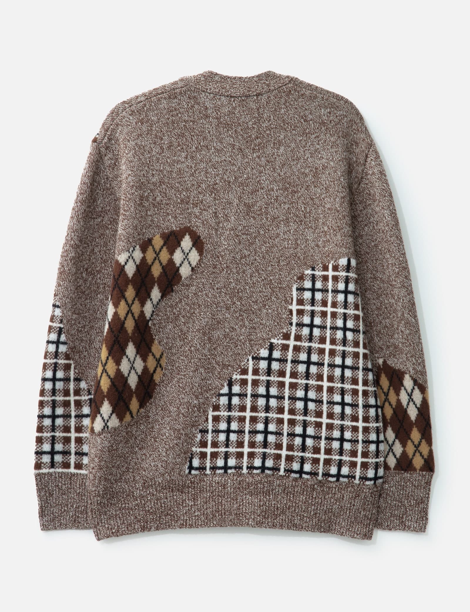 Argyle & Check Mix Cardigan view 2
