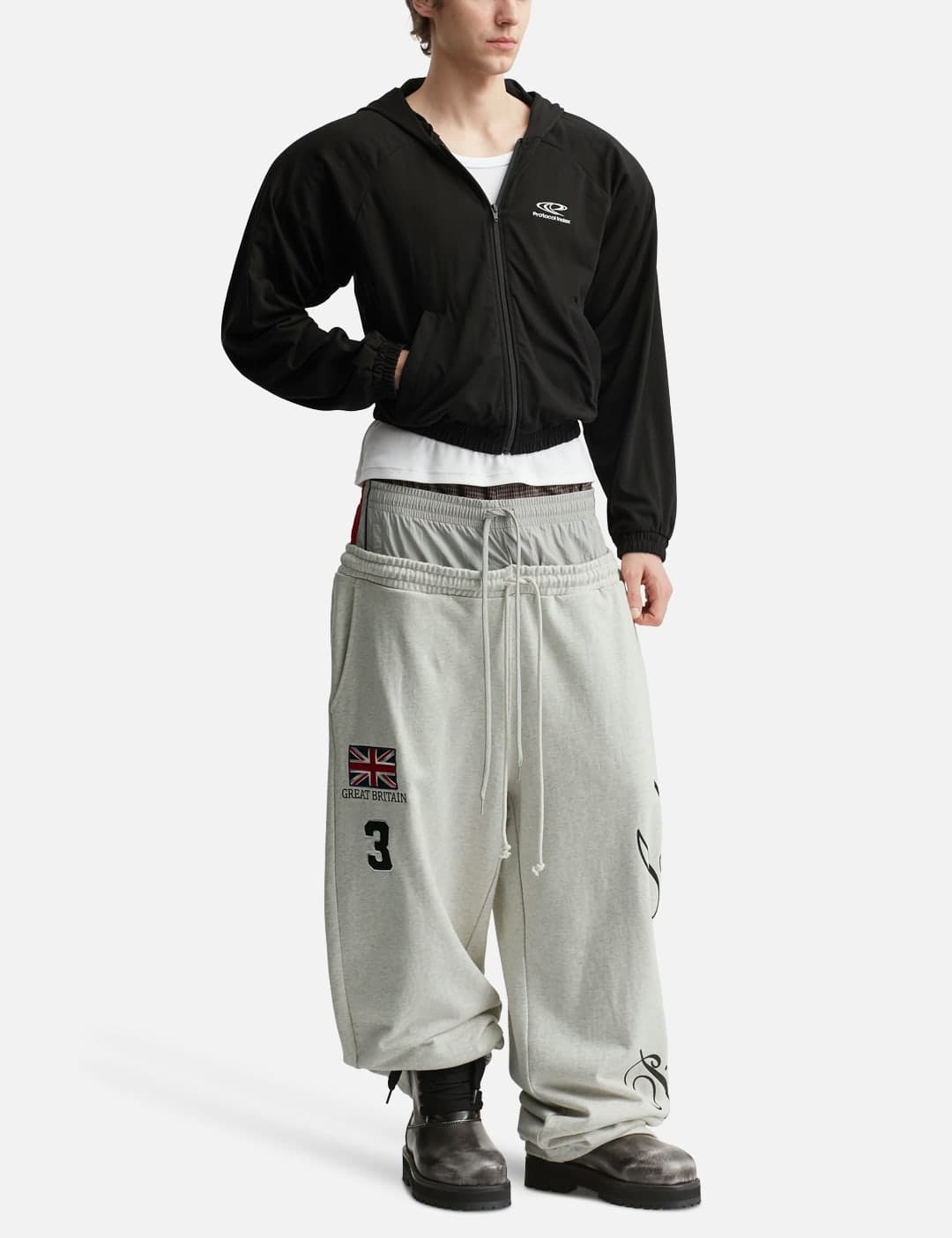 Atheleisure Cotton Zip Hoodie view 5
