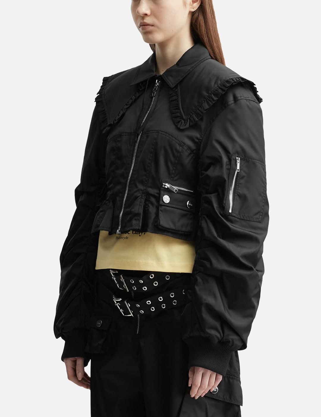 Duchesse Nylon Fitted Jacket view 2