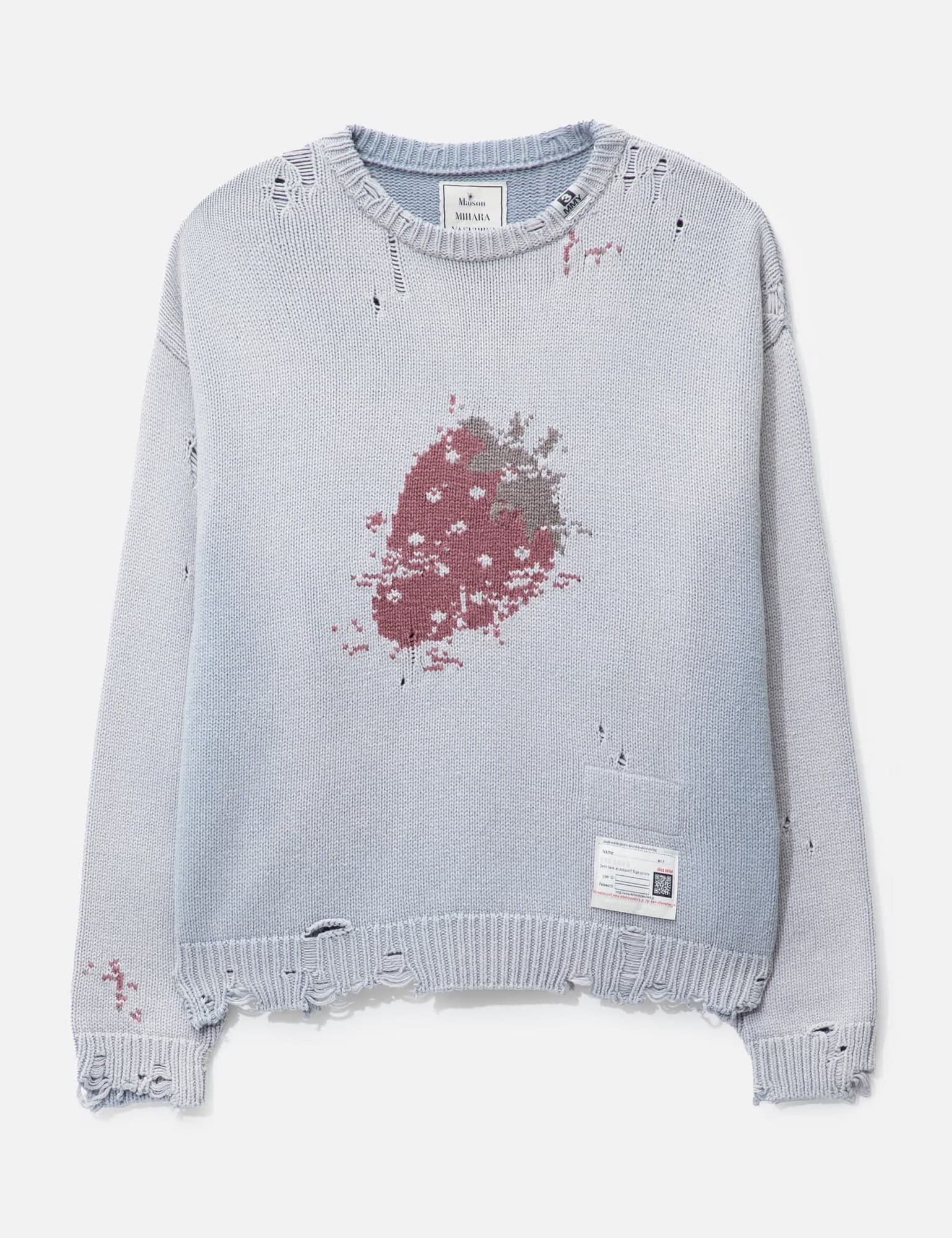 Strawberry Jacquard Knit Sweater view 1