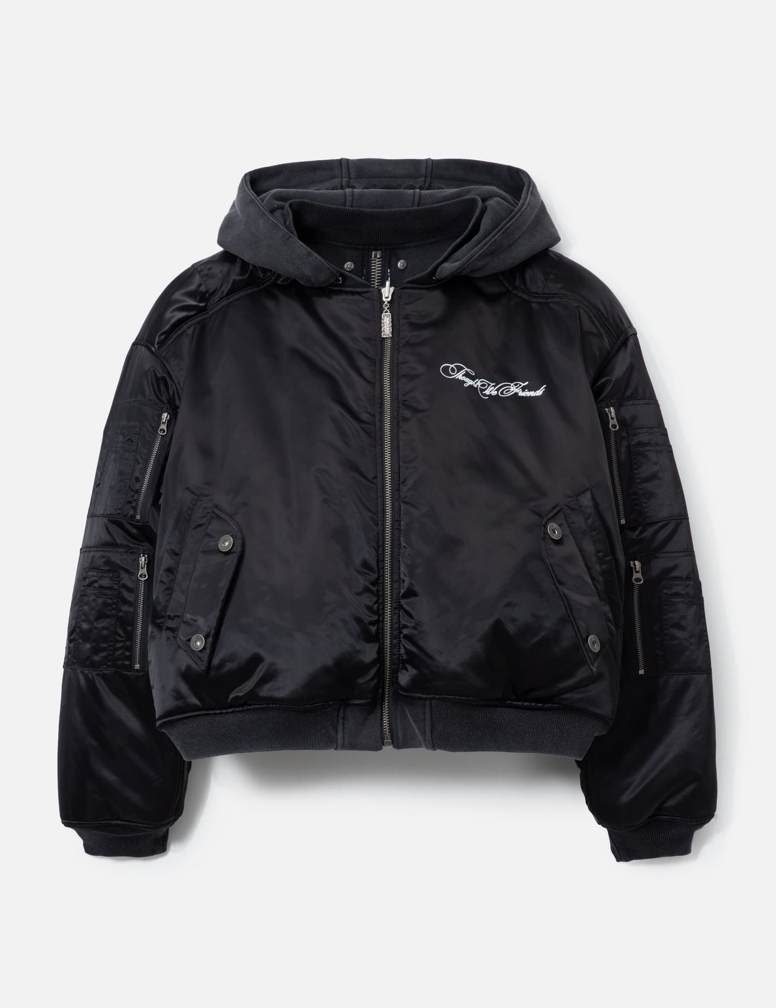 "Casey" Printed Reversible Bomber Jacket view 3