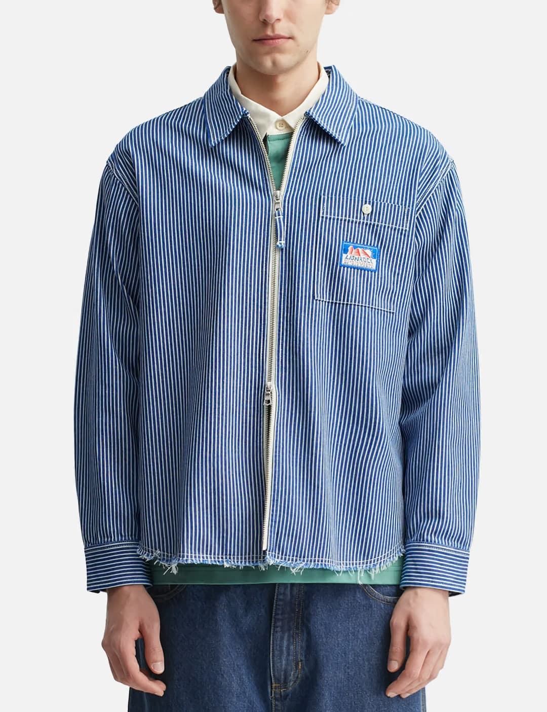Lion Rock Hickory Zip Shirt view 3