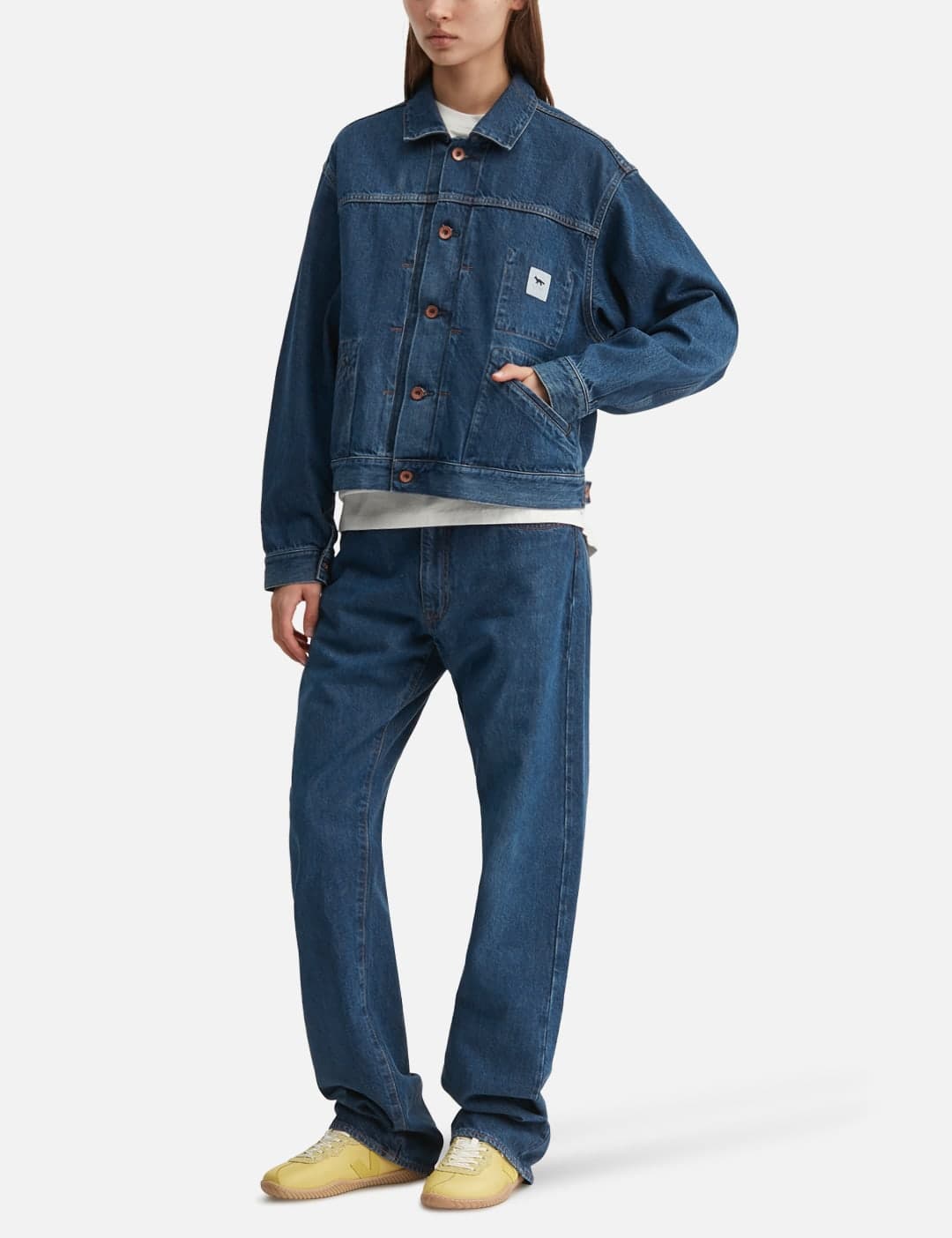 Kitsuné X Kuro Selvedge Denim Jacket view 4