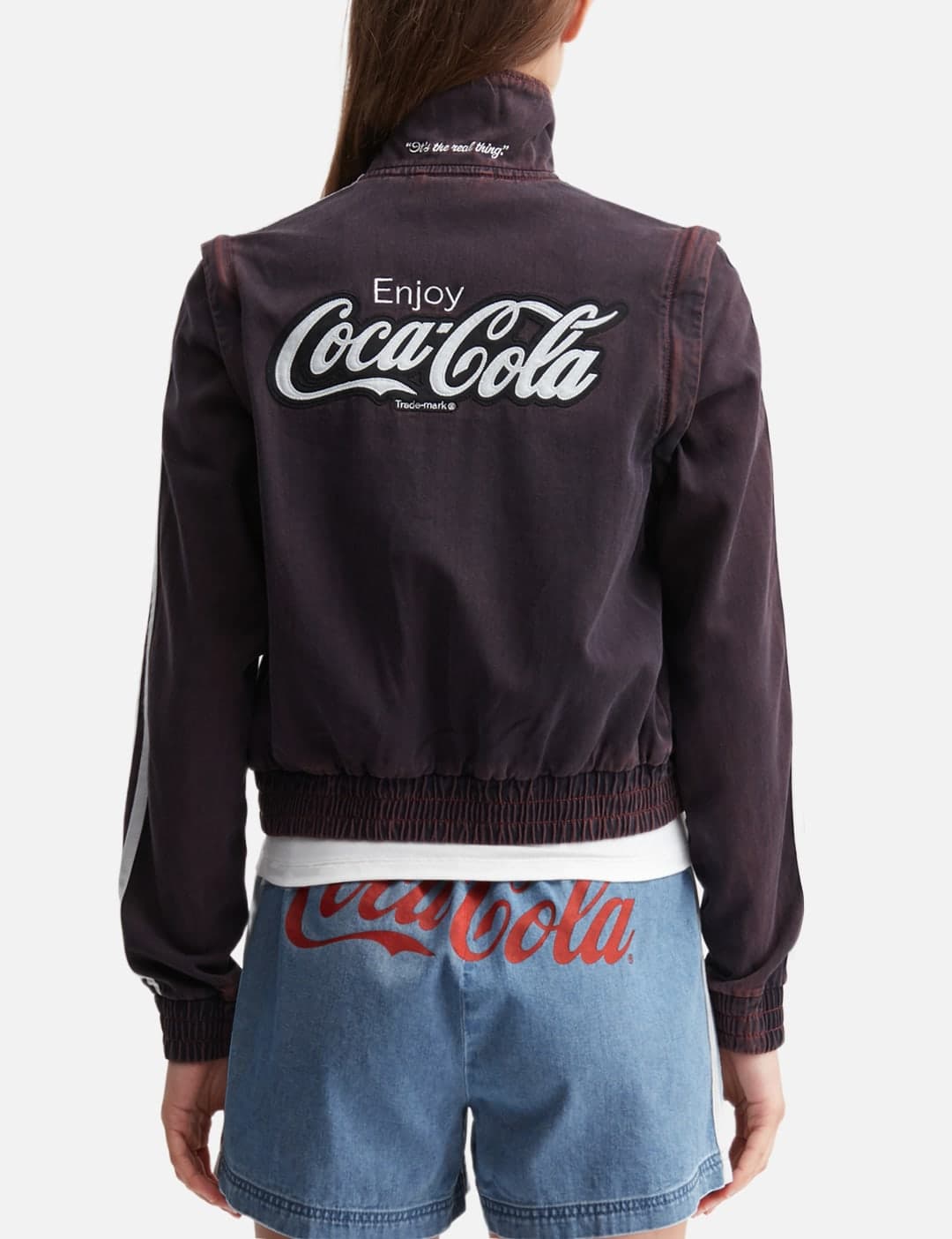 X Coca-Cola Firebird Reg Denim Track Top view 4