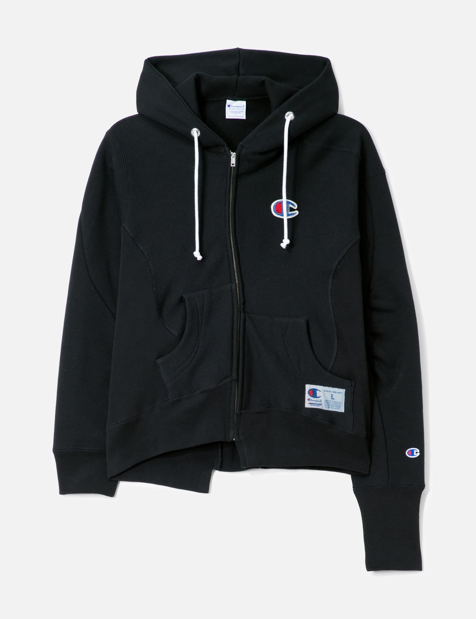 X Champion UC2E1802-1 Curved Zip-Up Hoodie view 1