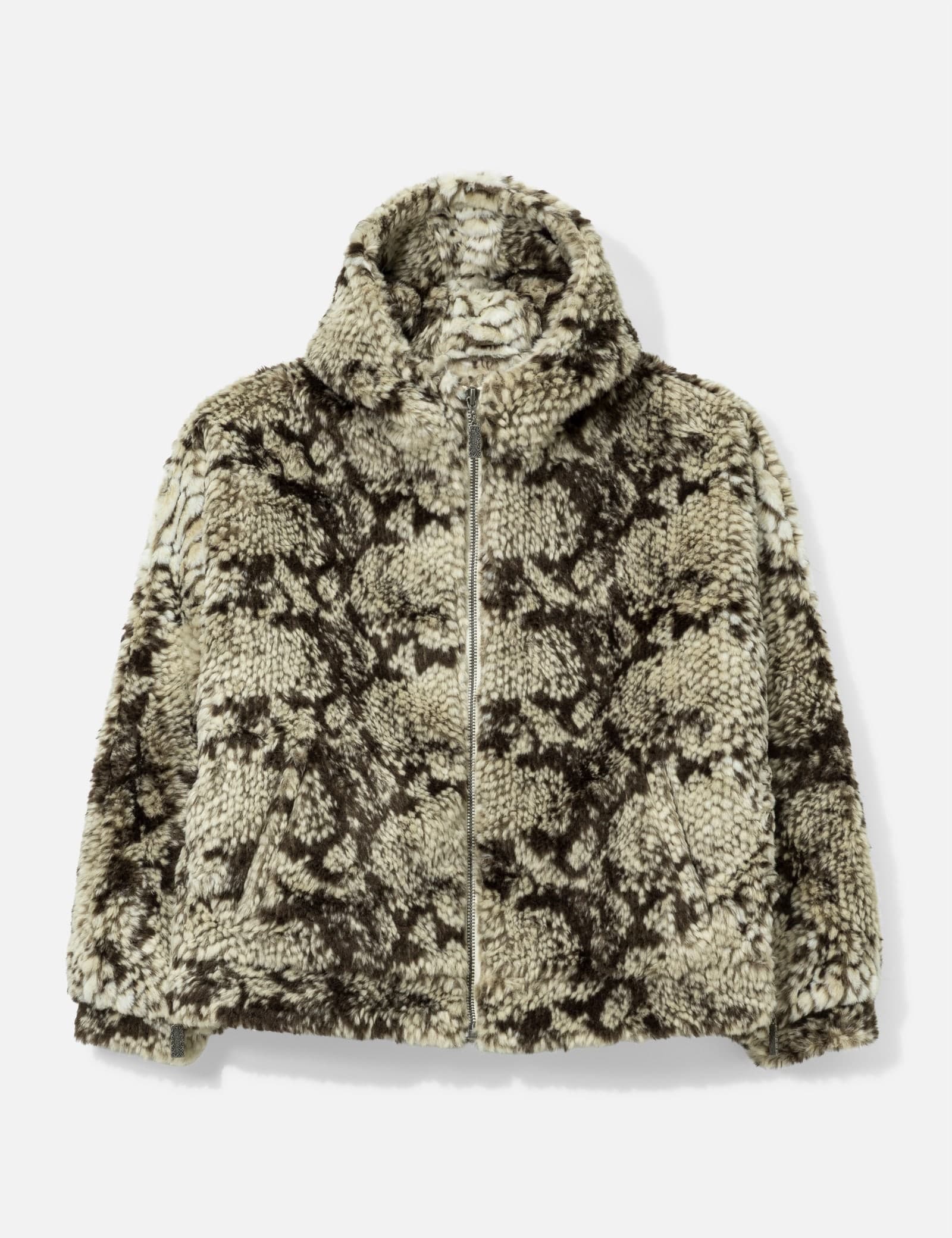 Snakes Jacket 2.0 Faux Fur Jacket With Hood view 1