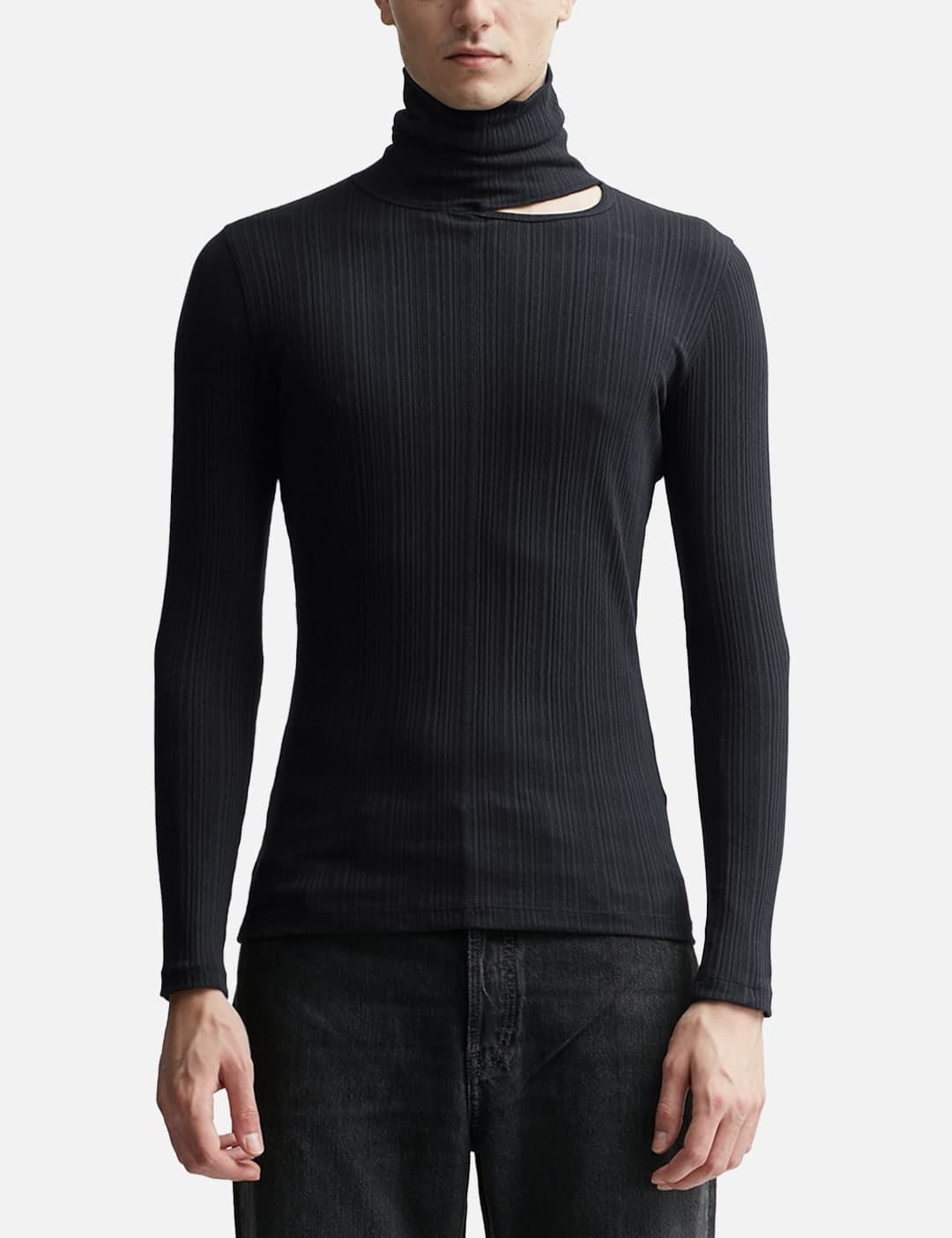 Turtleneck With Asymmetrical Opening view 3