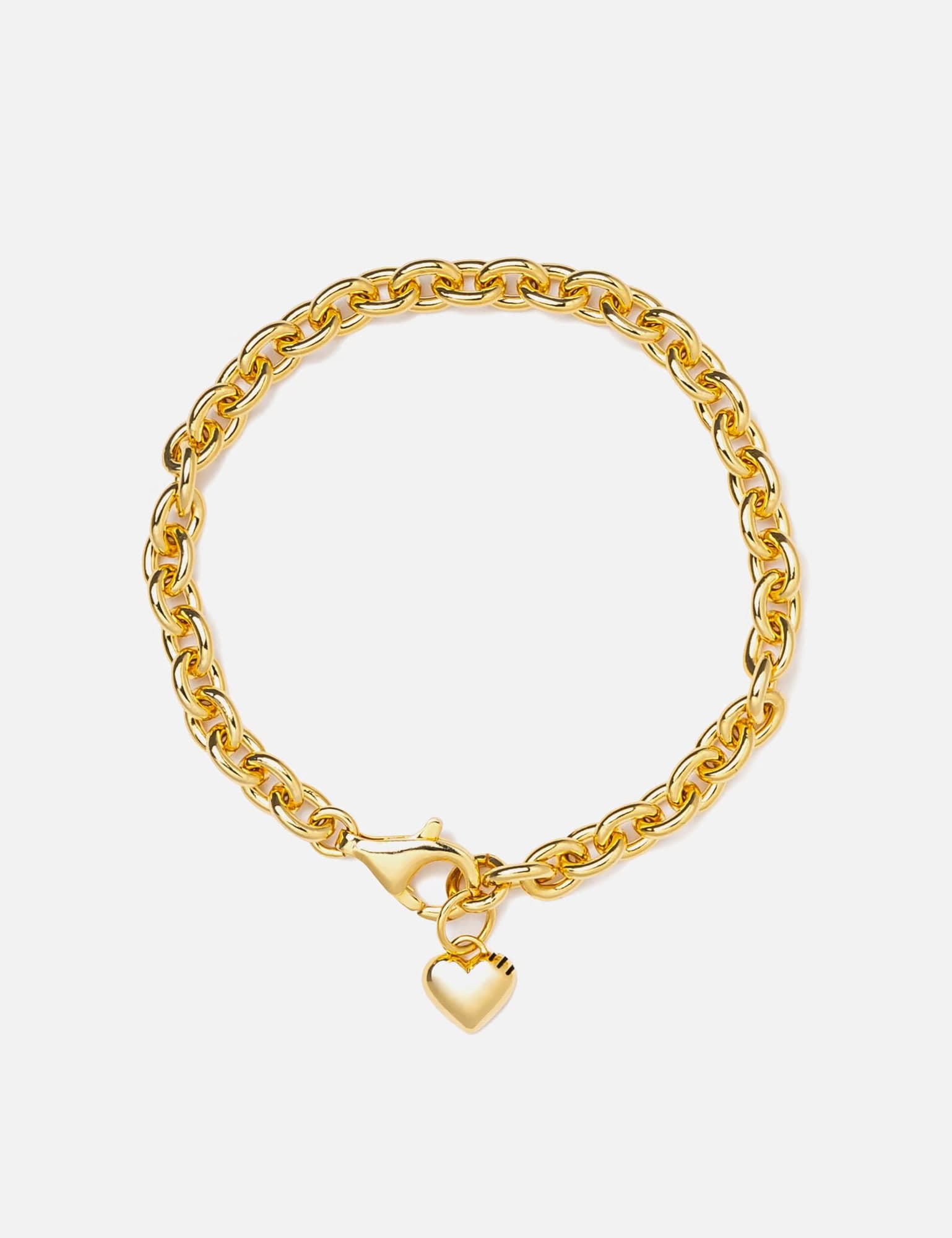 Heart Silver Bracelet view 1