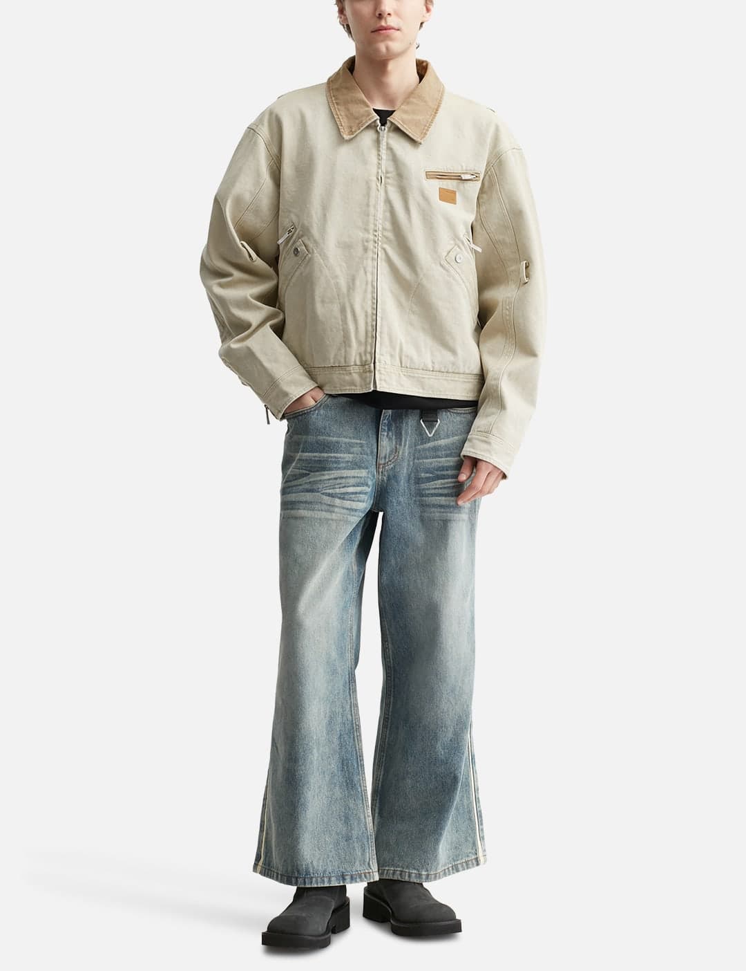 “Profile” Volume Double Waist Jeans view 5