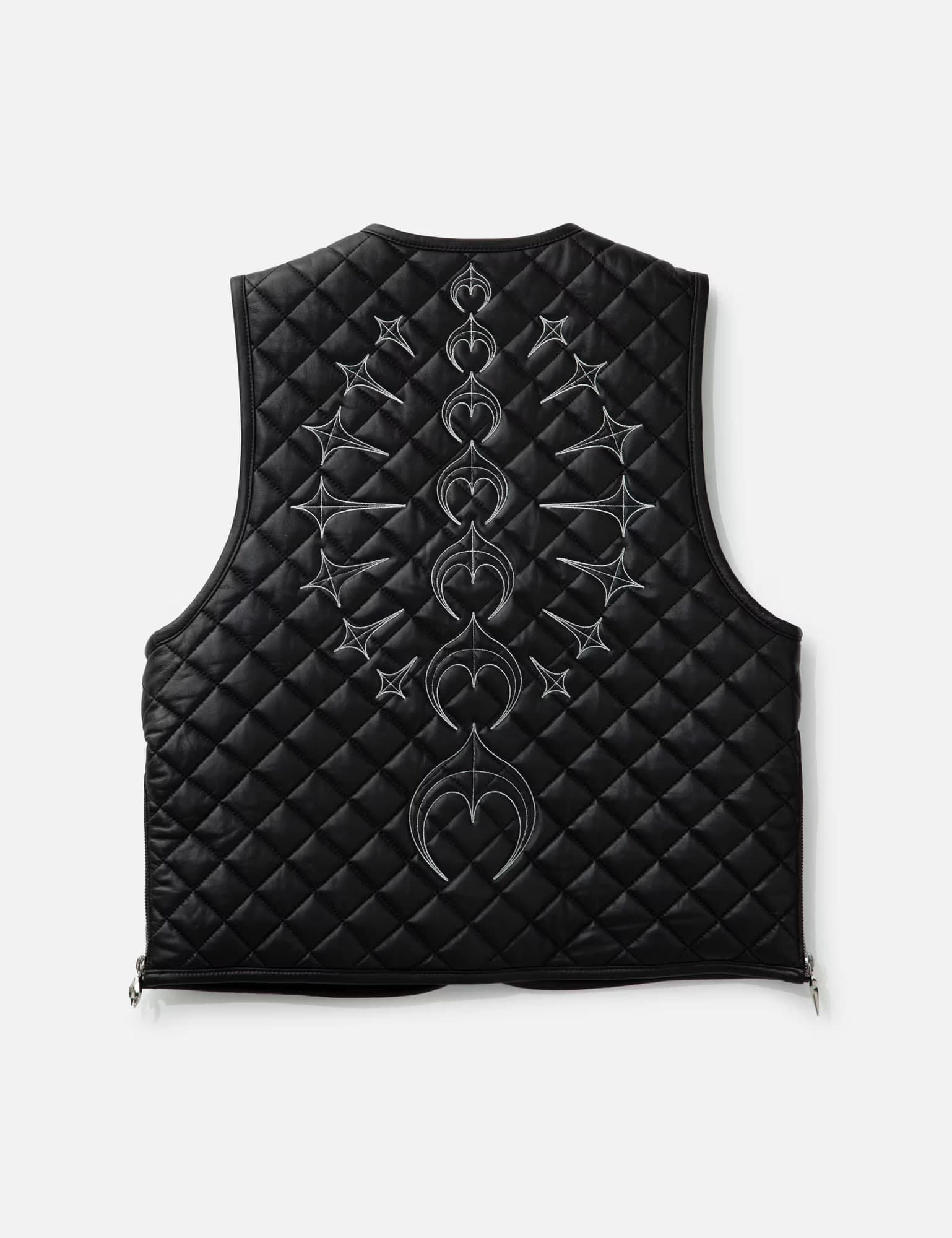 TC Bone Leather Quilted Vest view 2