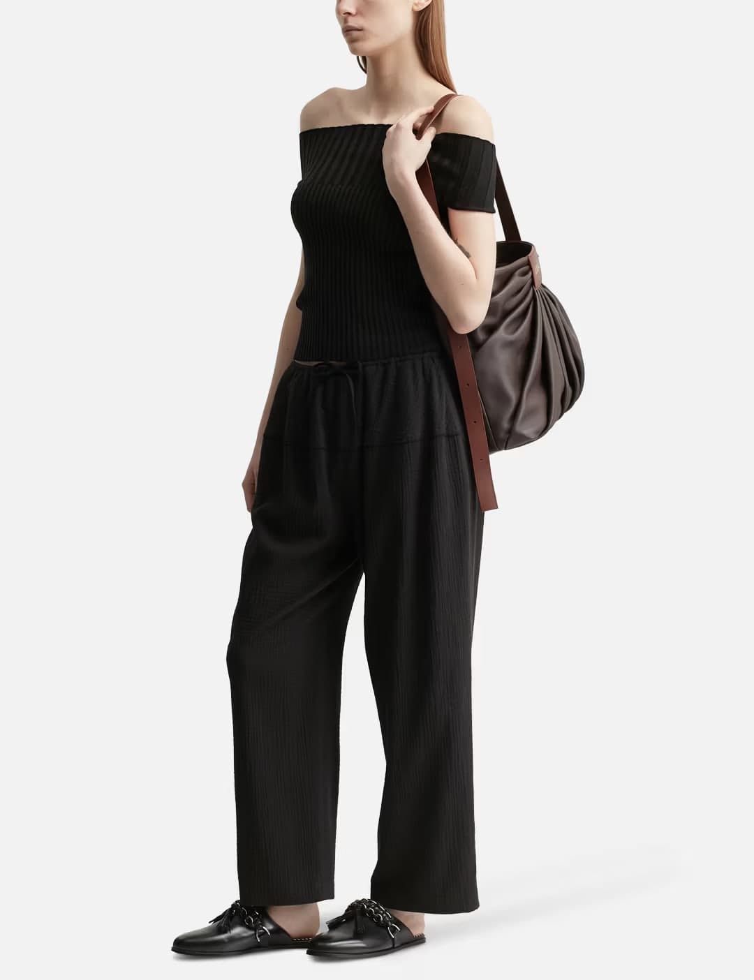 Off Shoulder Rib Top view 4