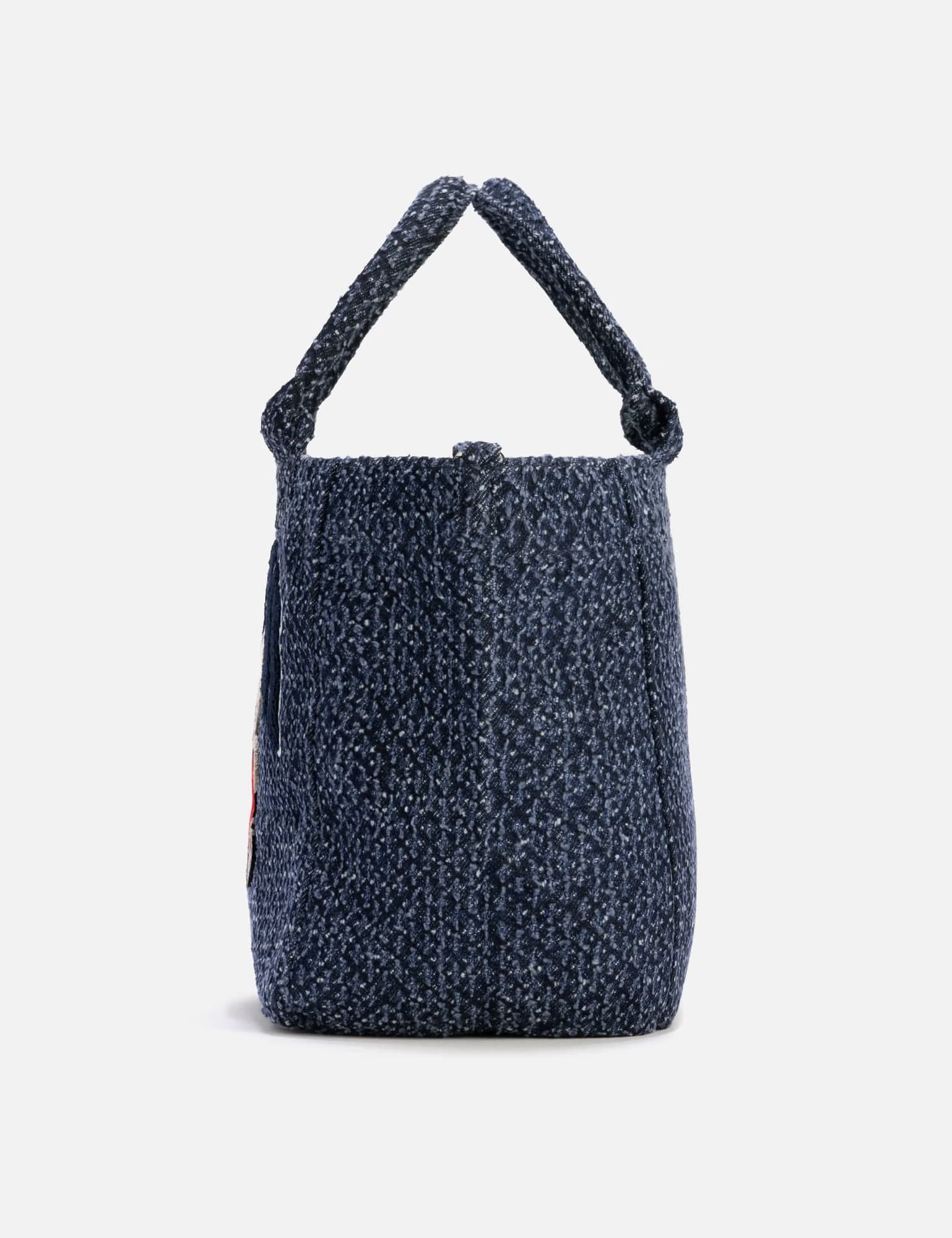 Small Trapeze Shopper Bear Tweed Denim view 1