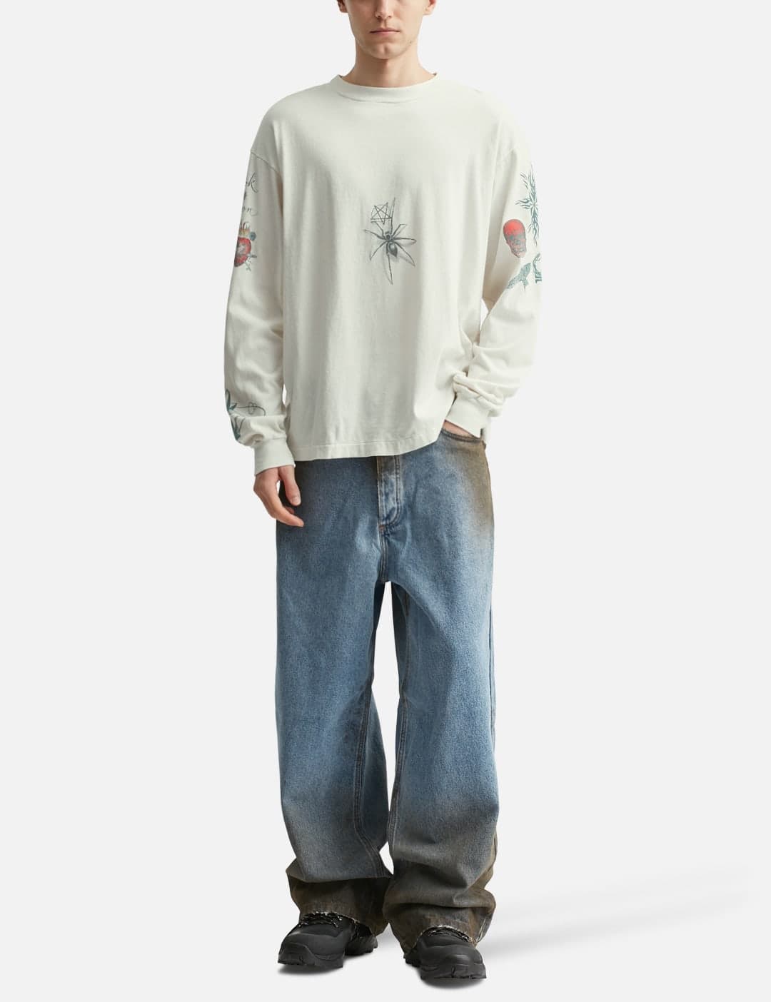 Tattoo DW Long Sleeve T-Shirt view 4