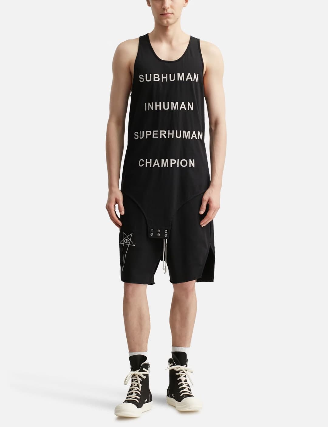 X Champion Basketball Tank W Subhuman Inhuman Superhuman view 5