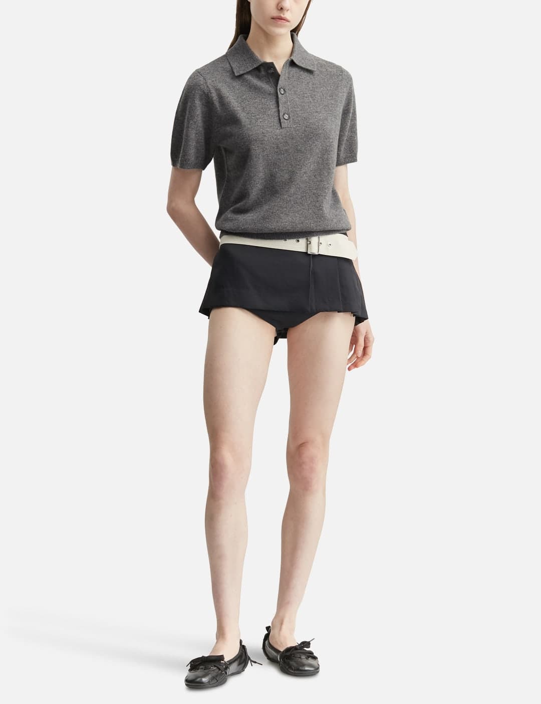Short Sleeve Knit Polo view 4
