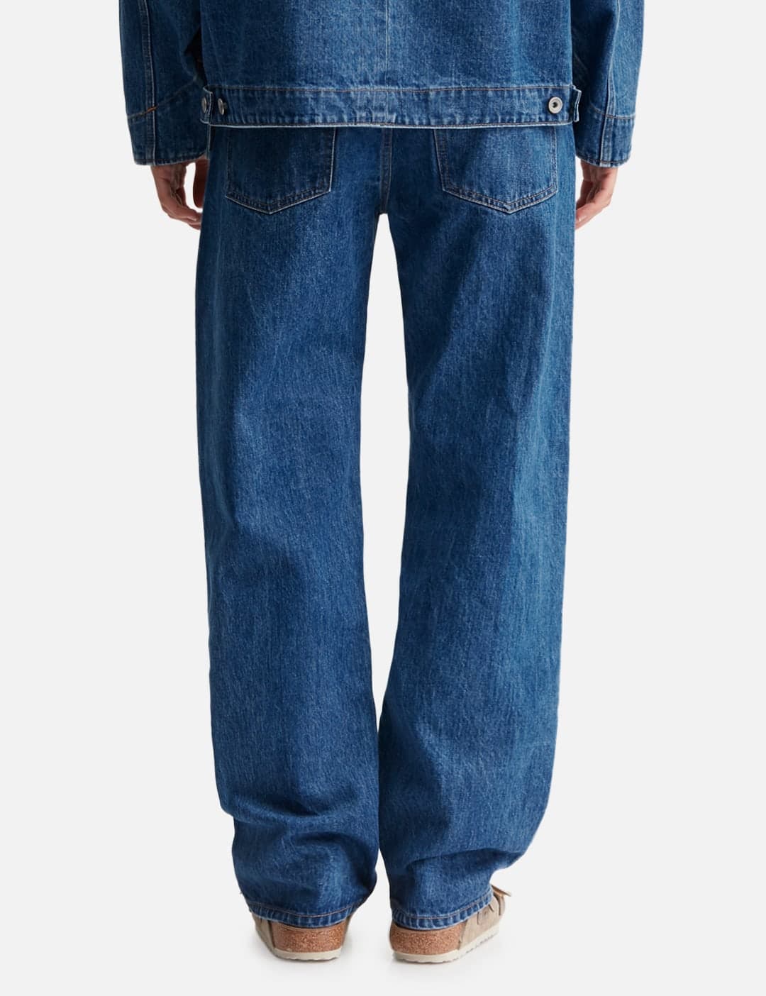 Bandana Embroidery Denim Pants view 3