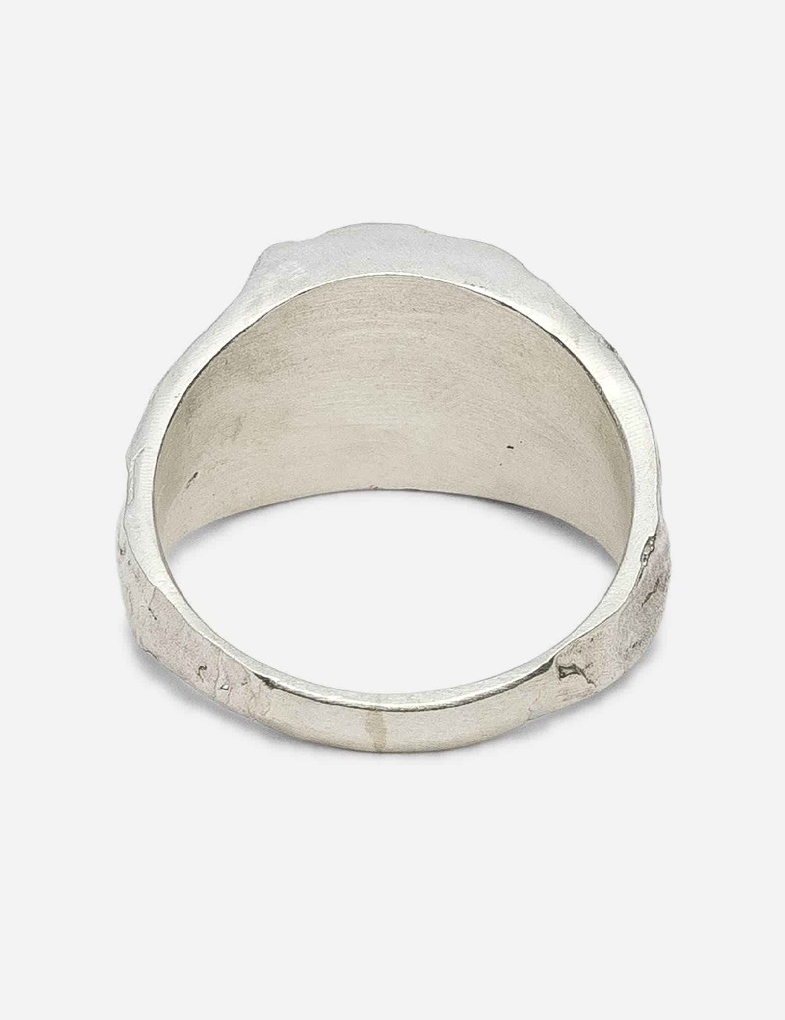 Matte Pinky Ring With Black Swarovski