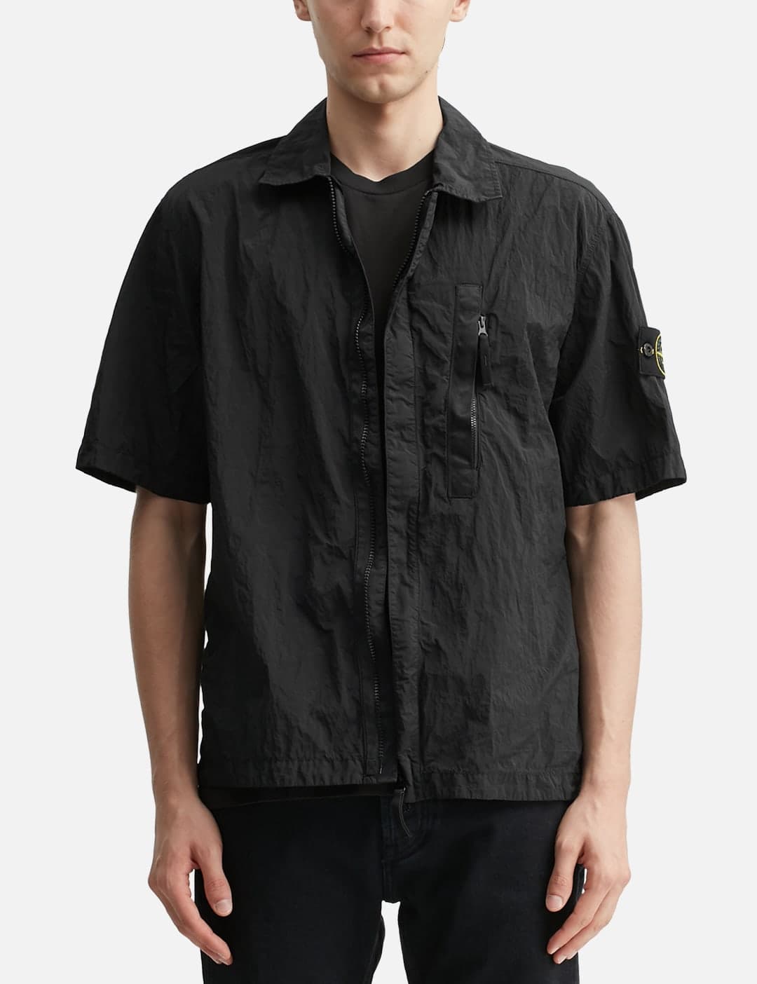 Nylon Metal In Econyl® Short Sleeve Shirt view 3