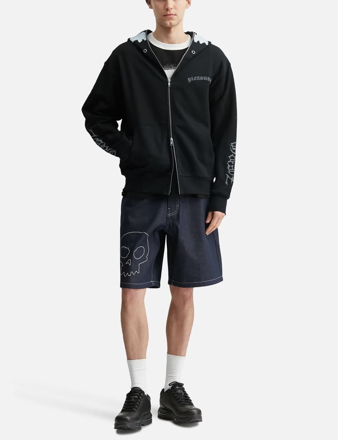 Zero X Pleasures Balaclava Zip Hoodie view 6