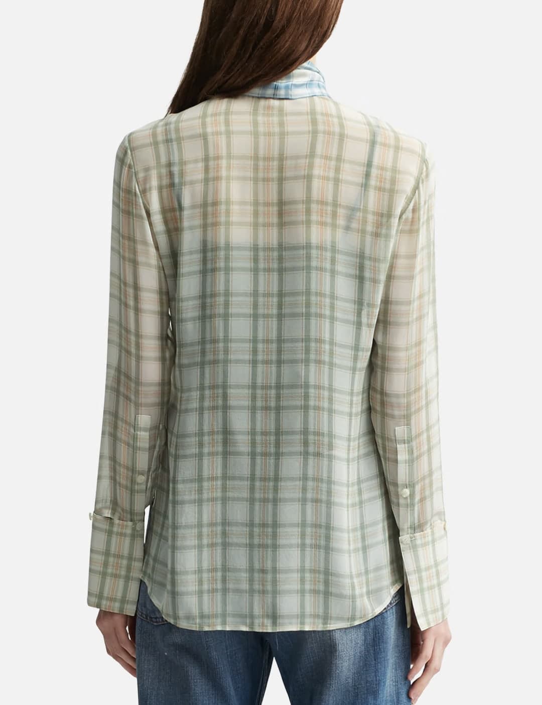 Silk Blouse With Scarf view 4
