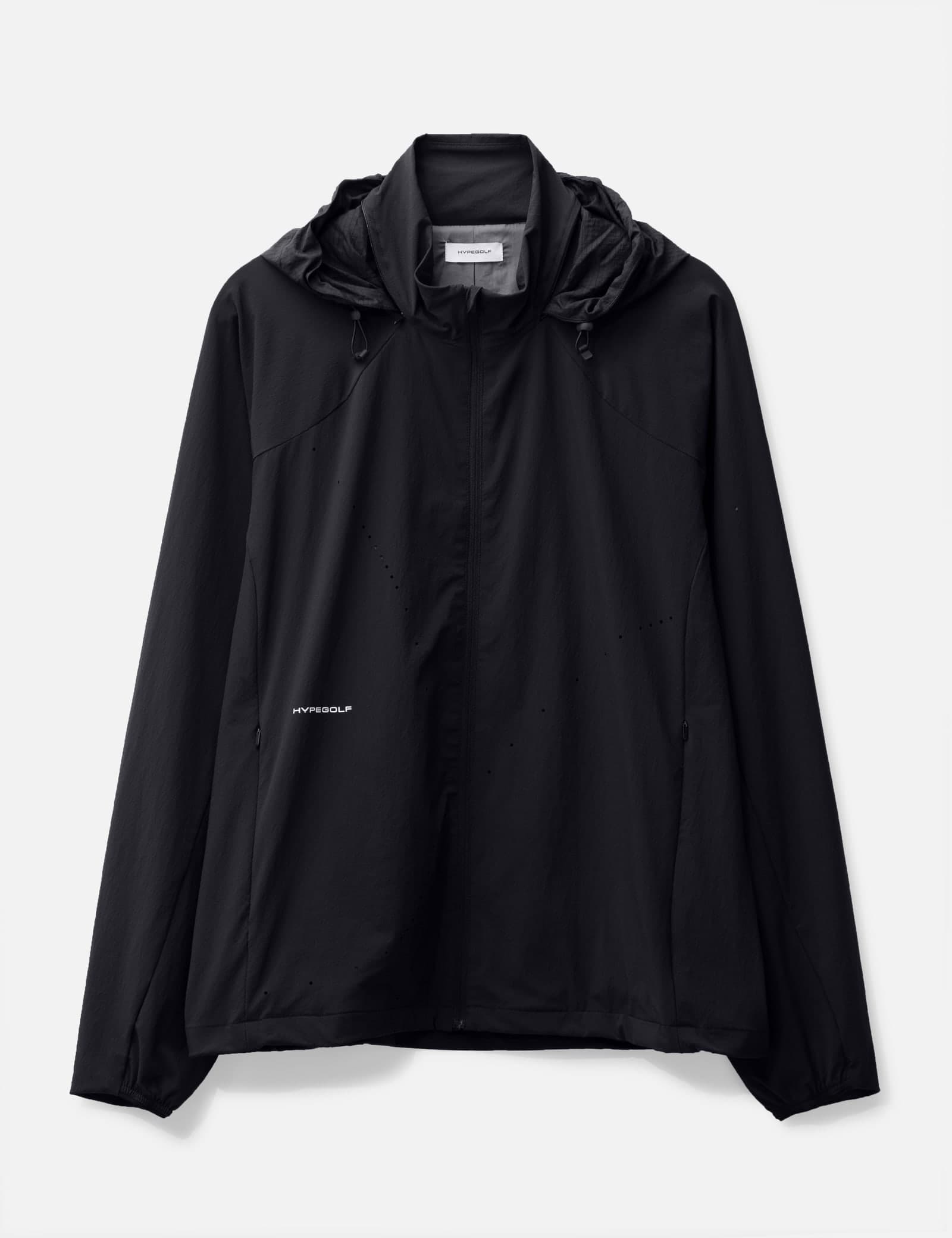 X POST ARCHIVE FACTION (PAF) Perforated Windbreaker view 3