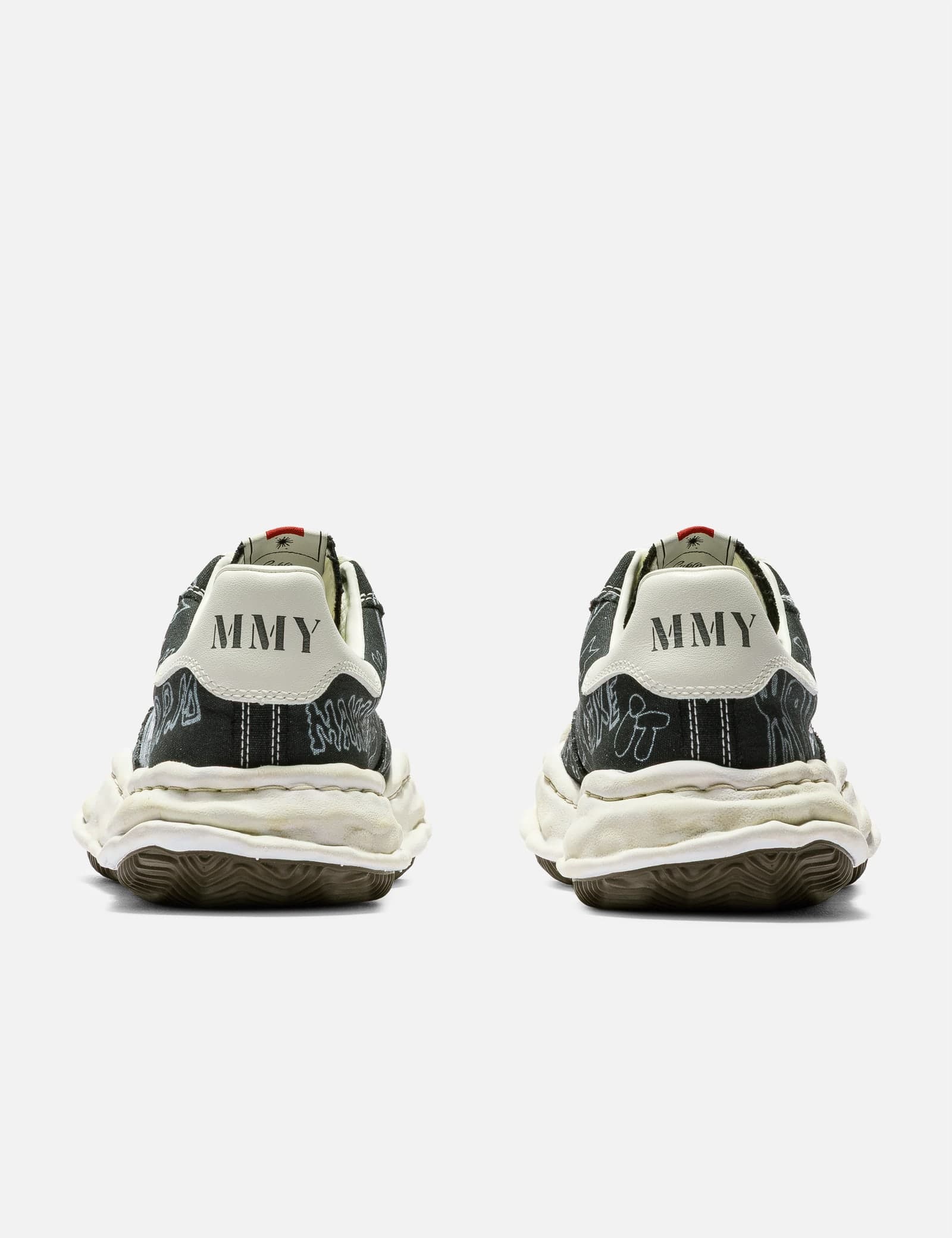 "BLAKEY" OG Sole Graffiti Printed Canvas Low Top Sneaker view 3