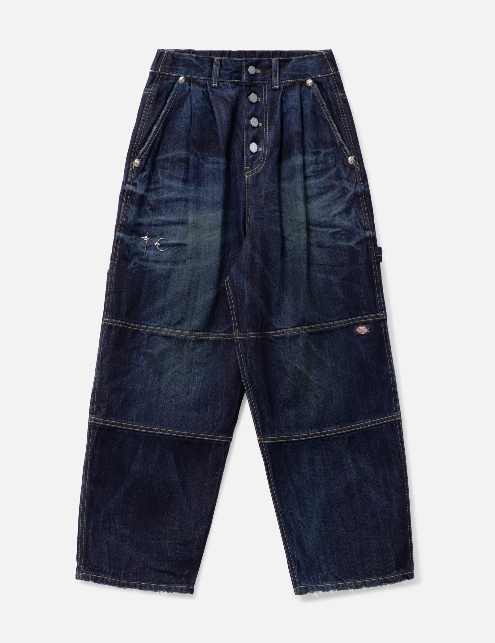 Double Knee Denim Pants view 1