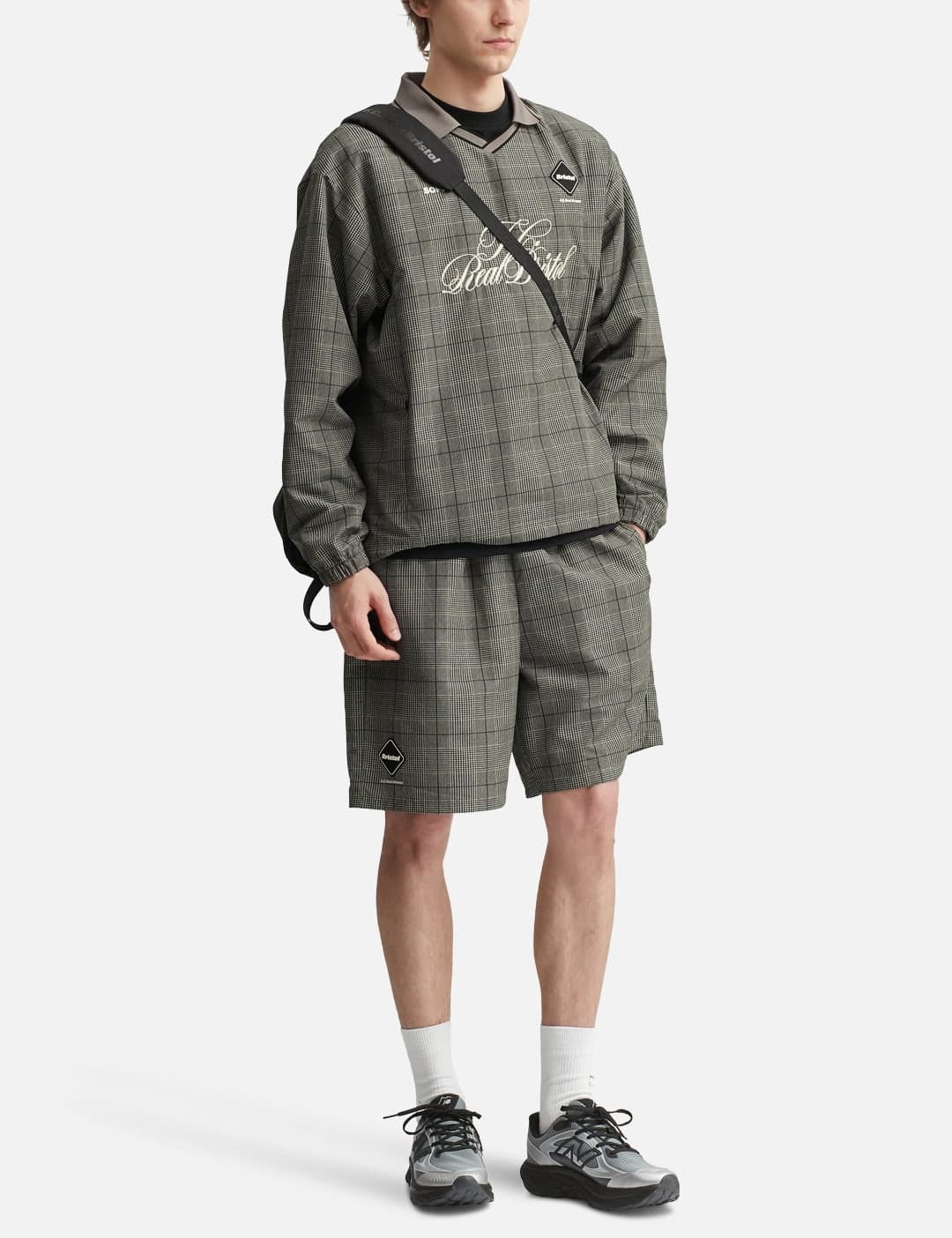 Plaid Practice Polo Collar Piste view 5