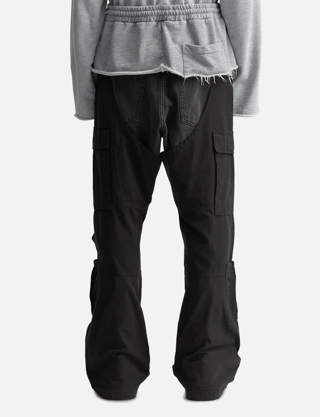 Biker Cargo Denim Pants view 4