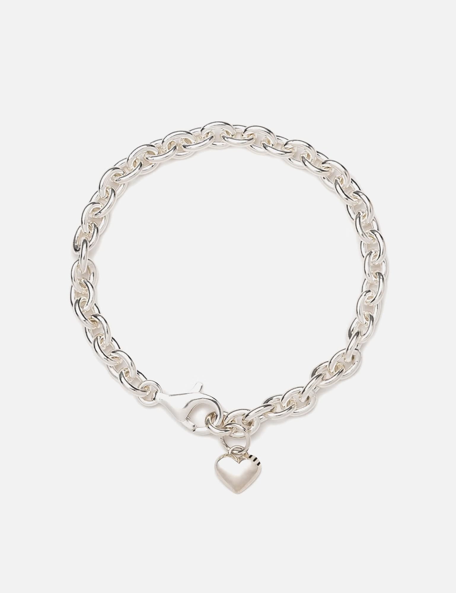 Heart Silver Bracelet view 5