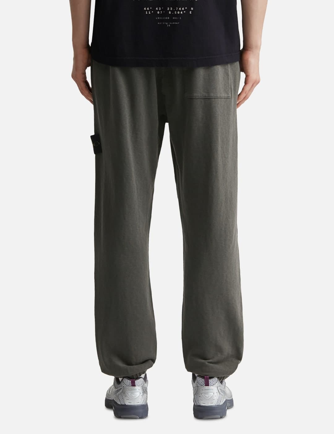 Malfilé Cotton Fleece 'Old' Effect Sweatpants view 4